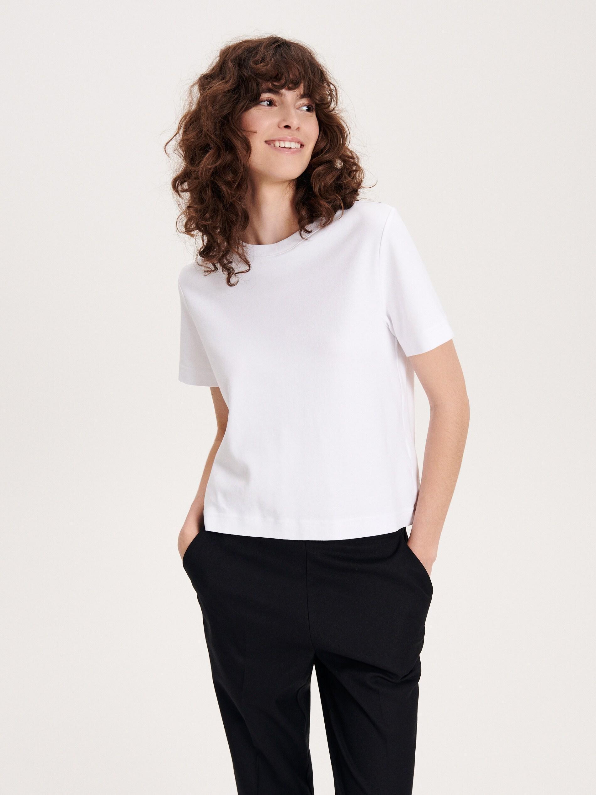 White Boxy T-Shirt, White, large image number 14