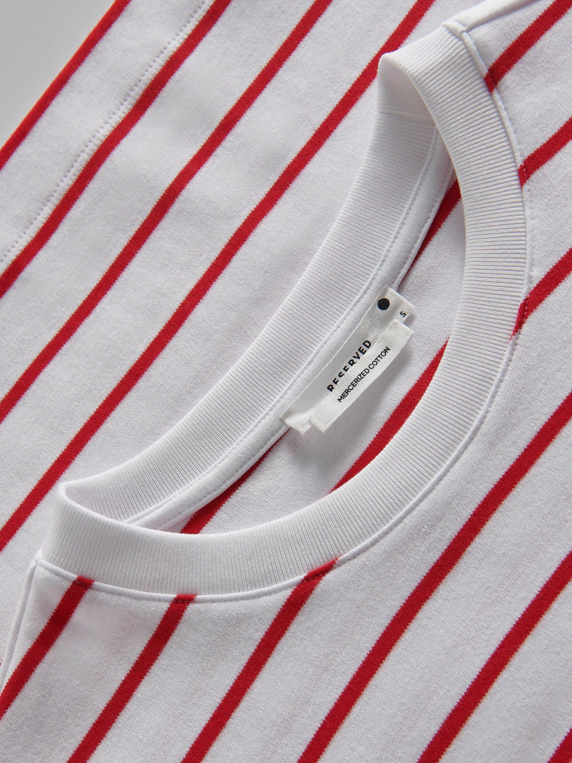 Cream T-Shirt Regular Fit Made Of Mercerized Cotton, , large image number 8