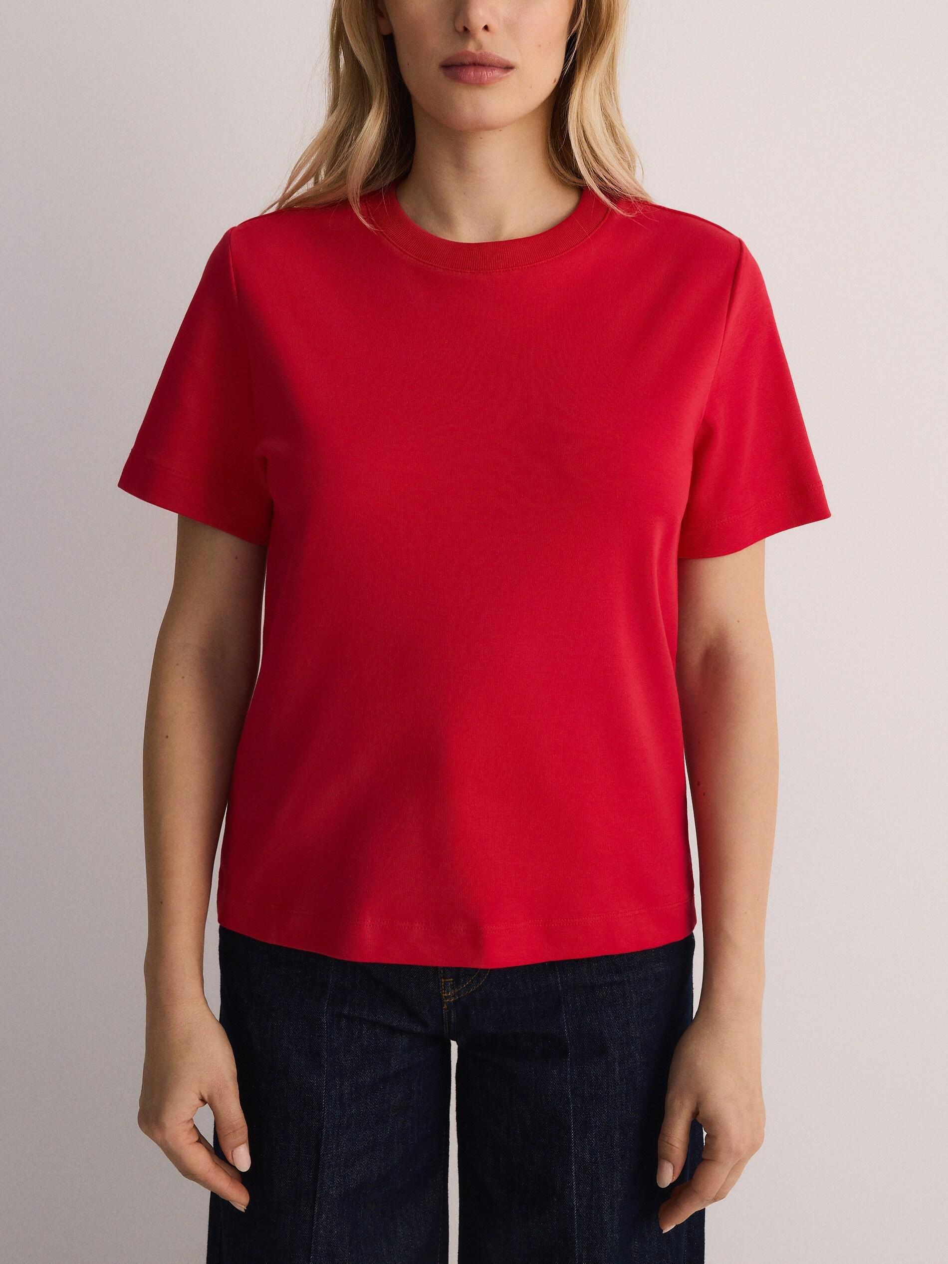 Red Mercerised T-Shirt, , large image number 2