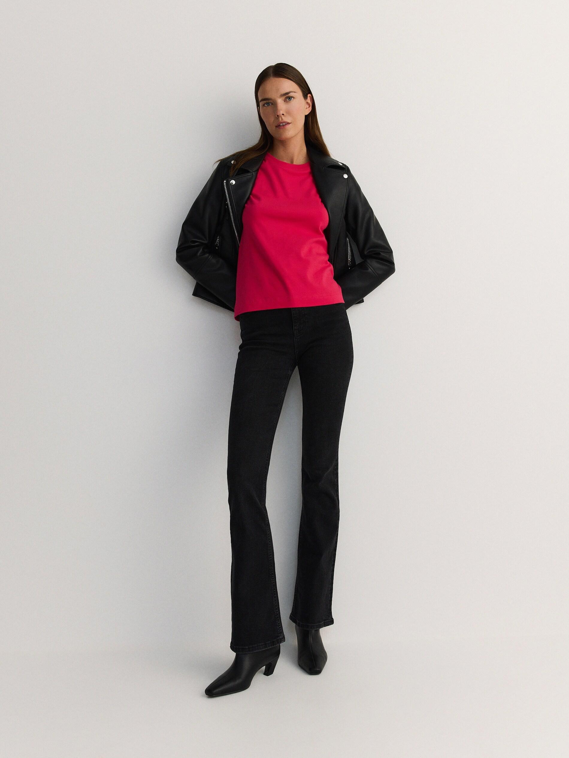 Red Ladies T-Shirt, Pink, large image number 5