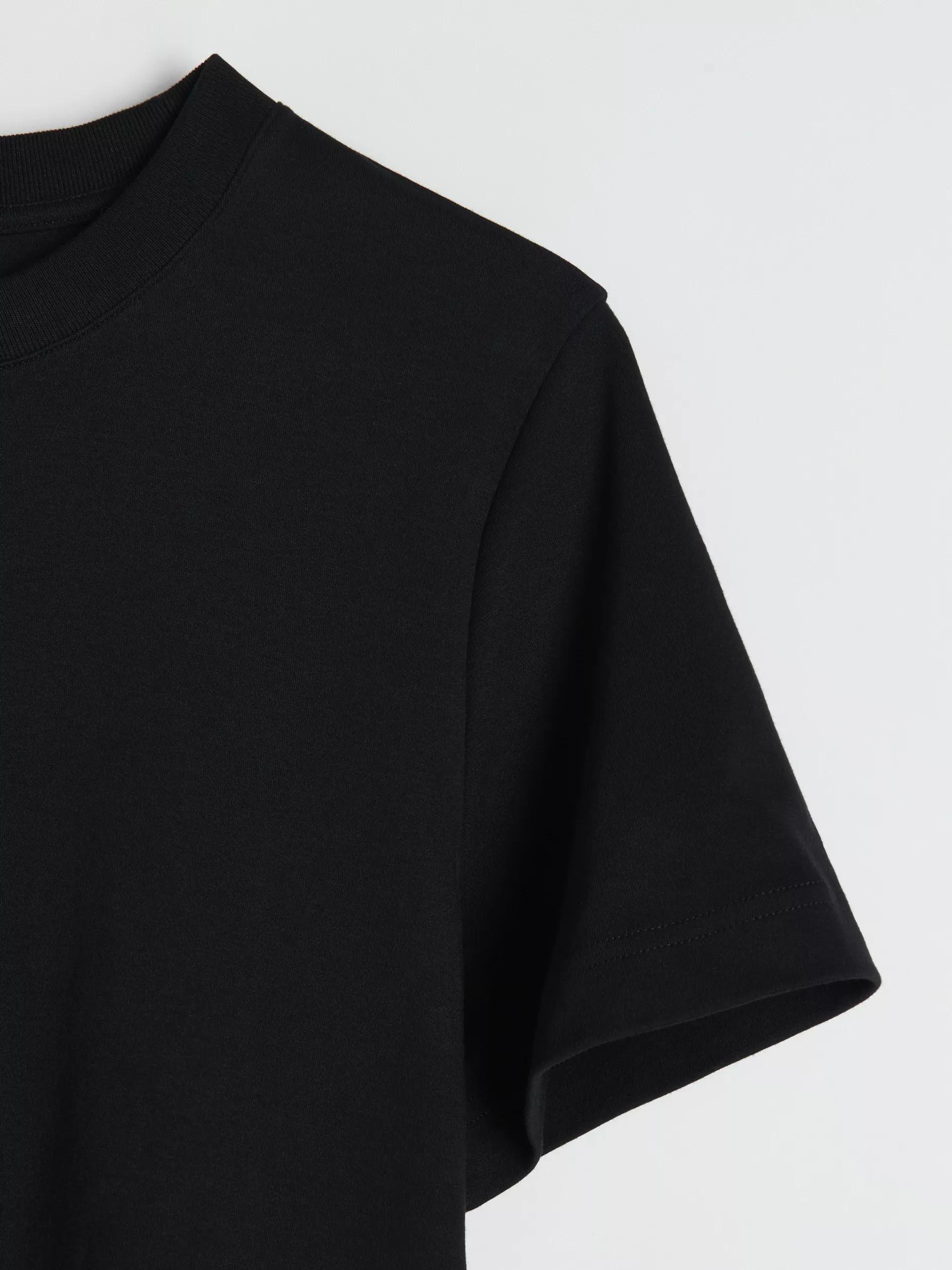 Black Boxy T-Shirt, , large image number 7