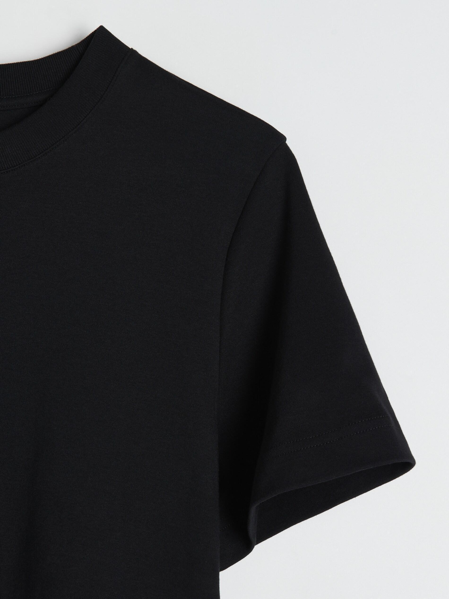 Black Boxy T-Shirt, Black, large image number 12