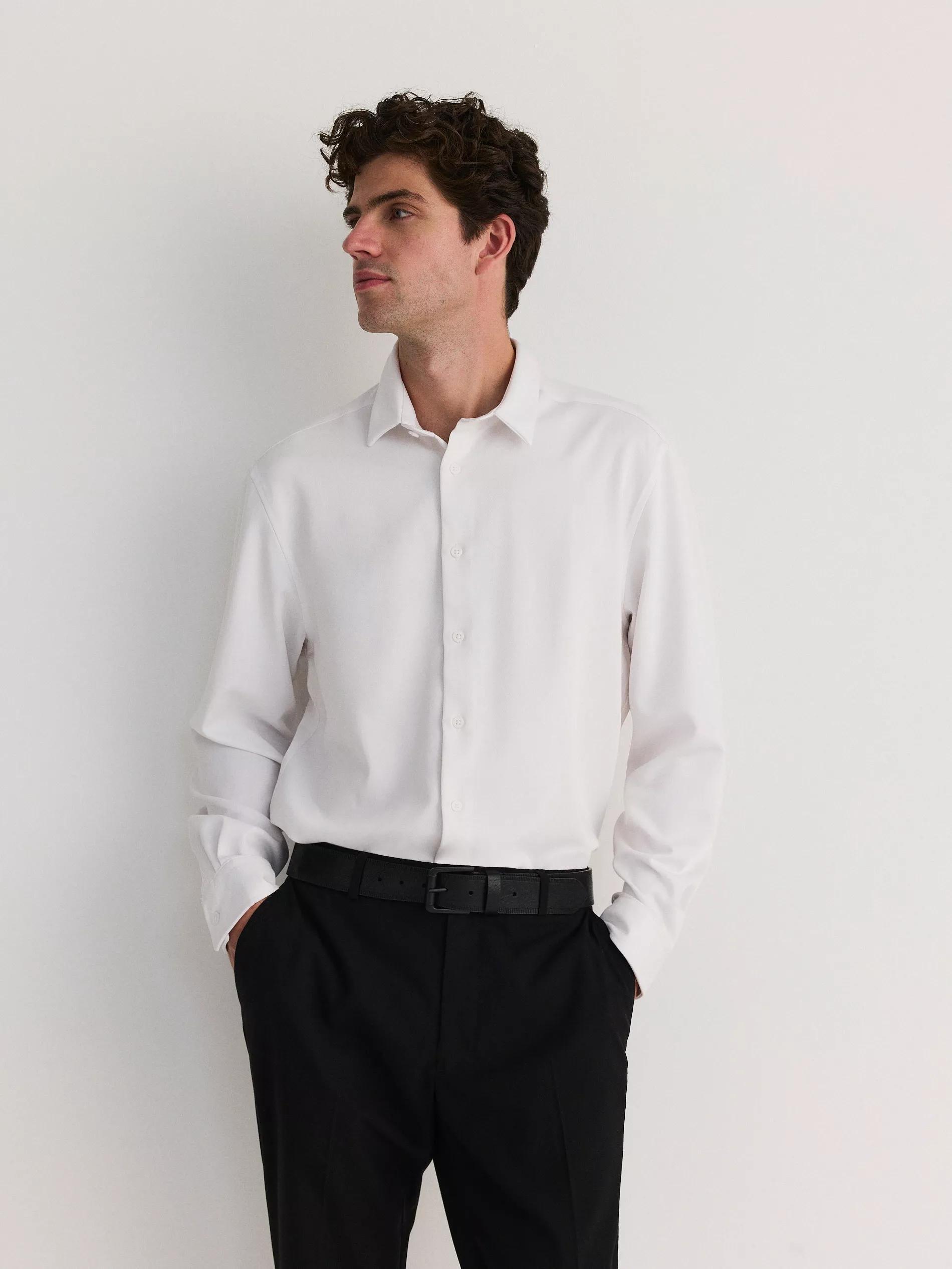 Black Slim Striped Chinos, , large image number 2