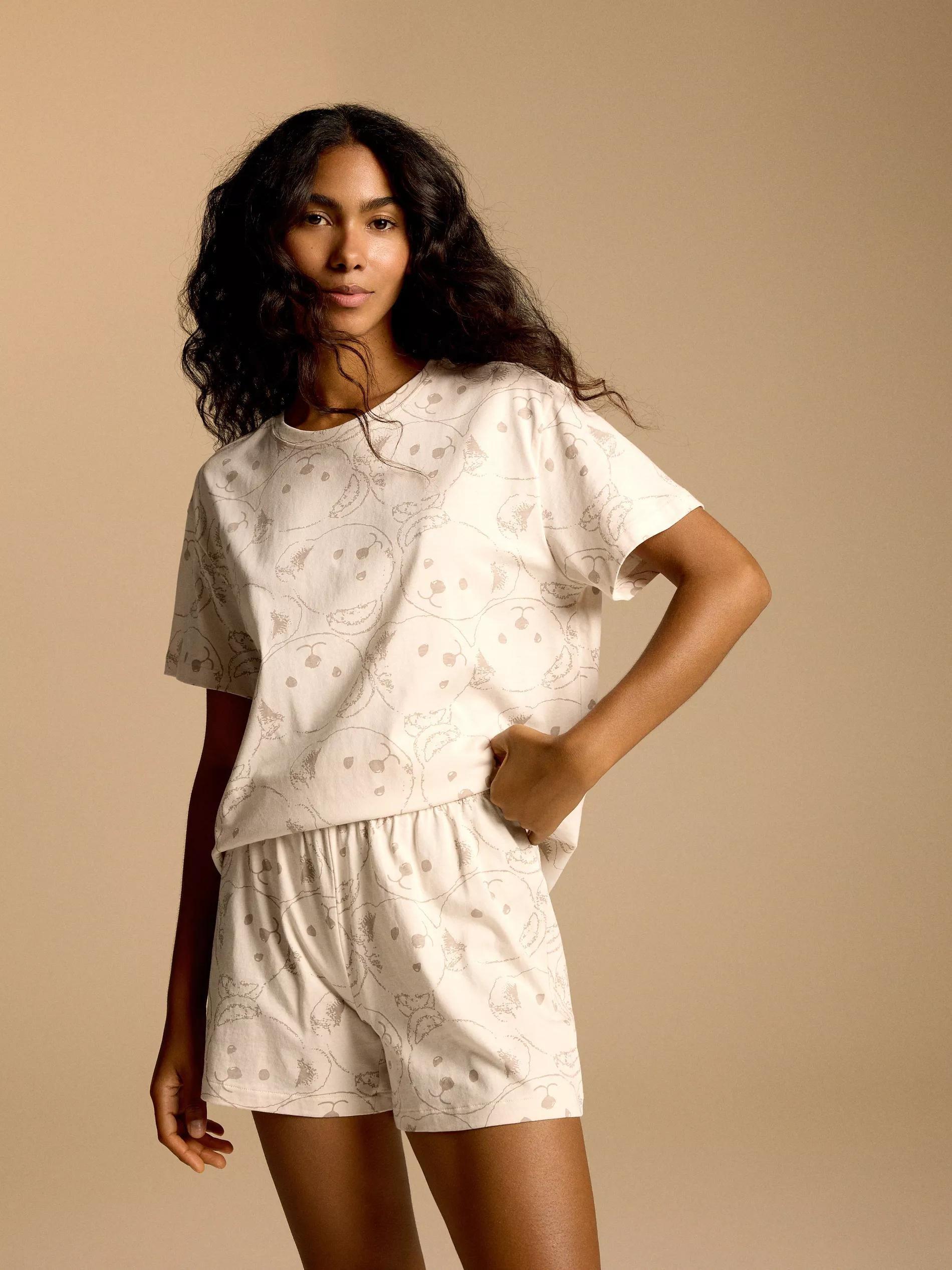 NUDE LADIES` PYJAMA, Ivory, large image number 0