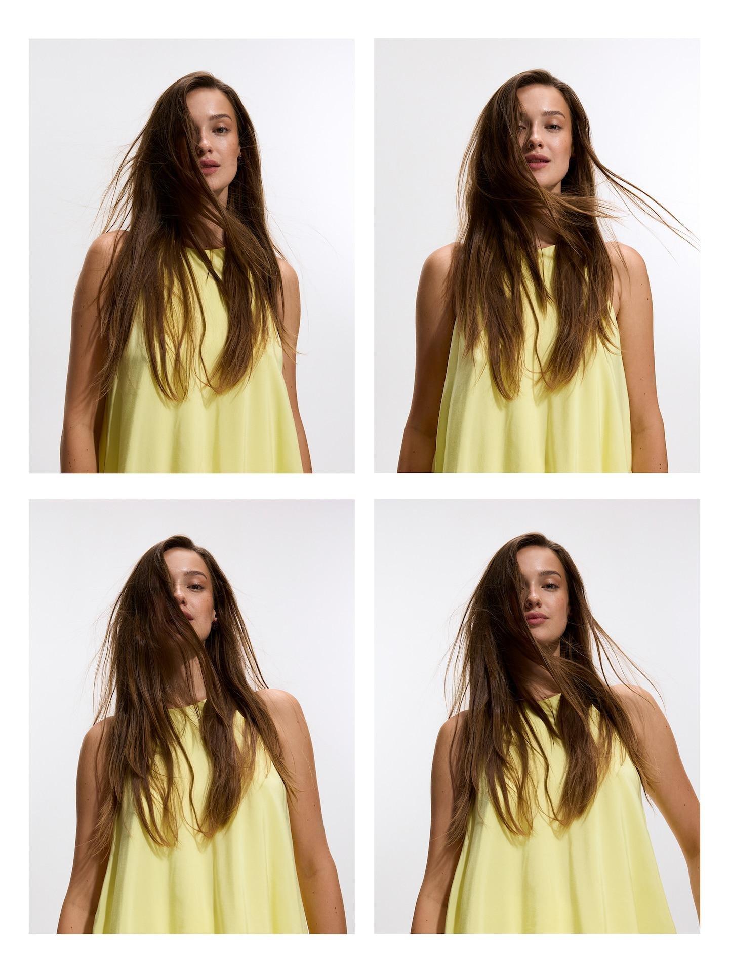 Yellow Viscose Rich Top, Yellow, medium