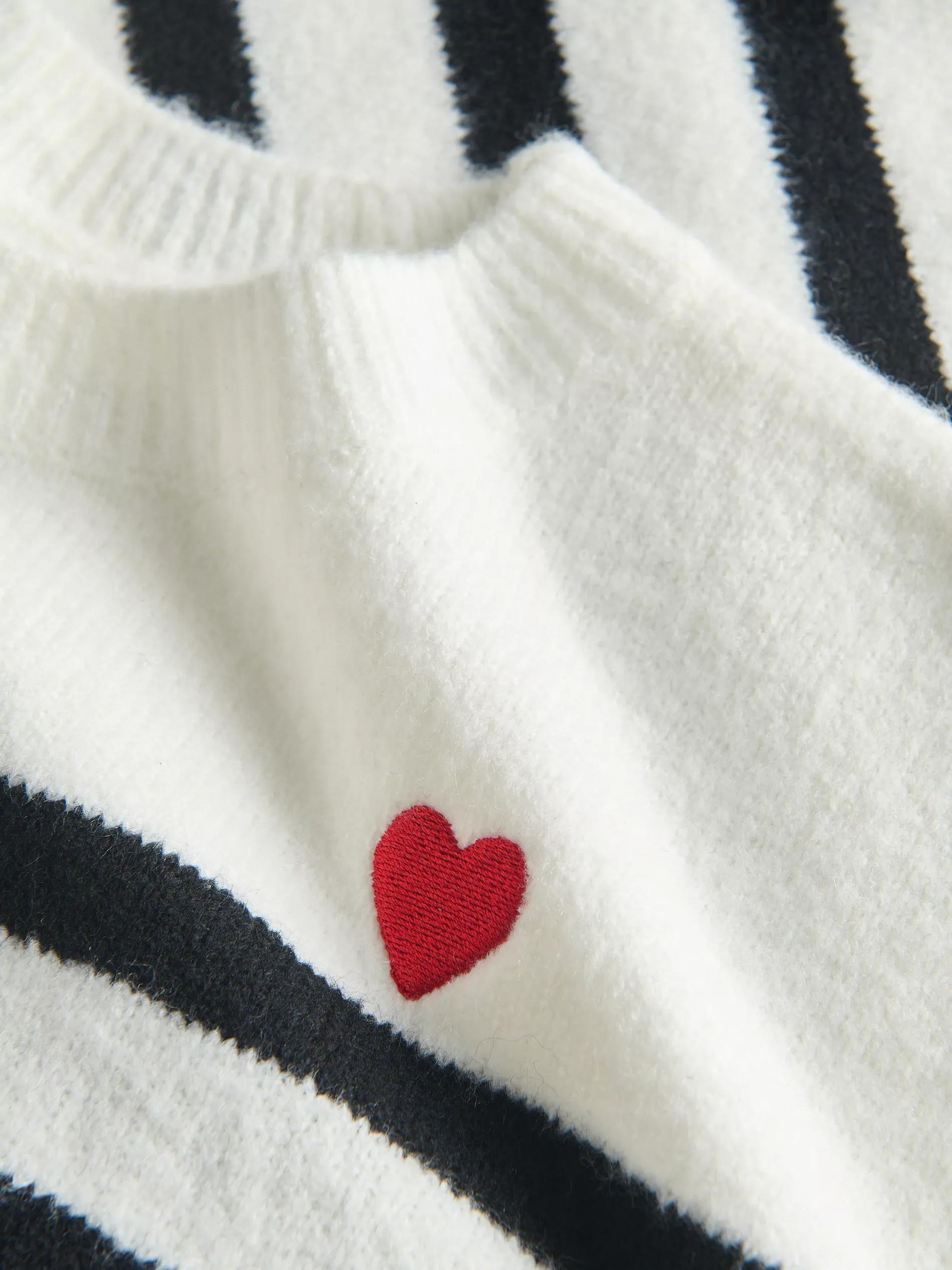 Multicolour Striped Sweaters Regular, Kids Girls, , large image number 2