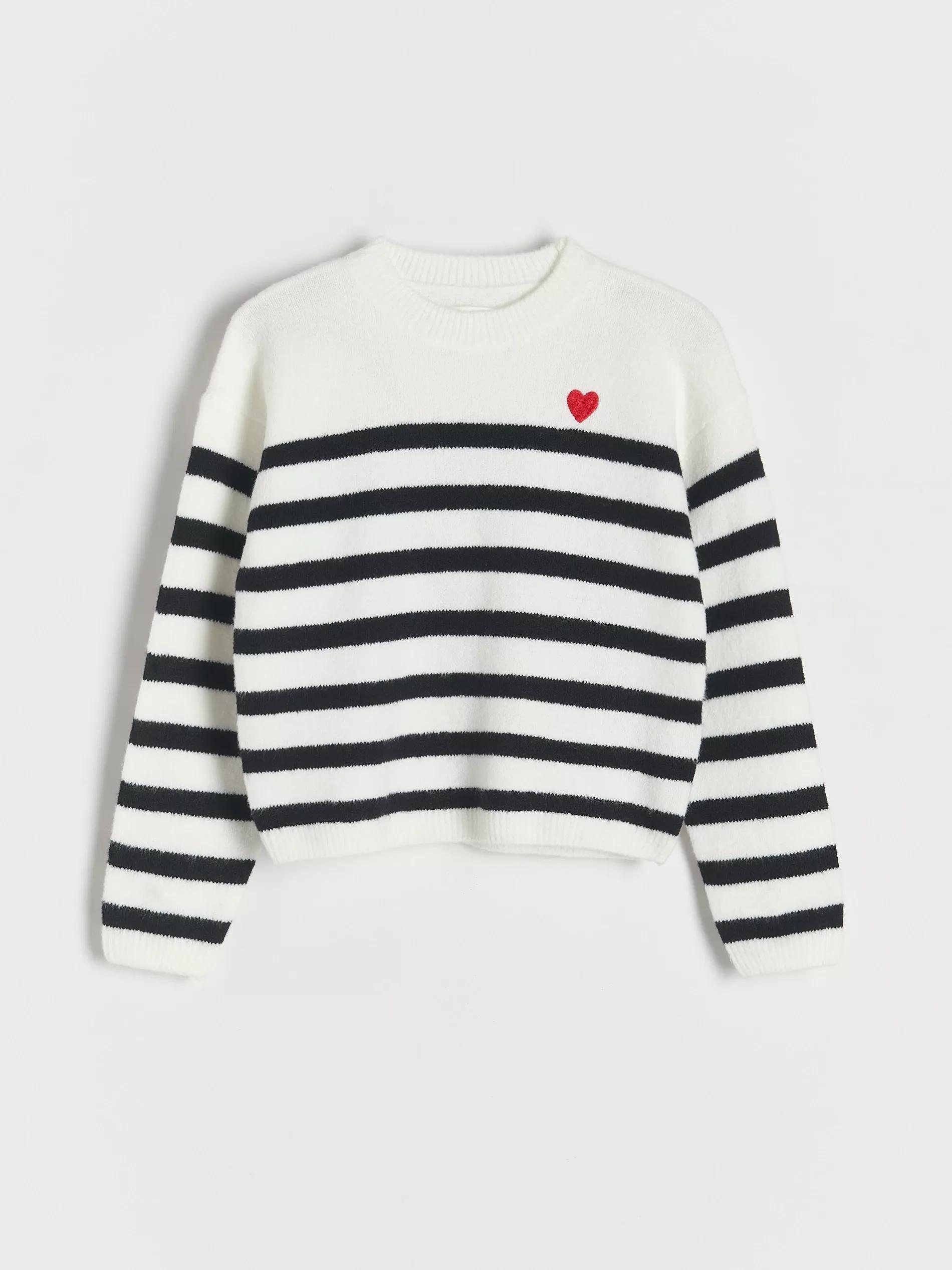 Multicolour Striped Sweaters Regular, Kids Girls, , large image number 3