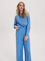 Reserved - Blue Relaxed Trousers
