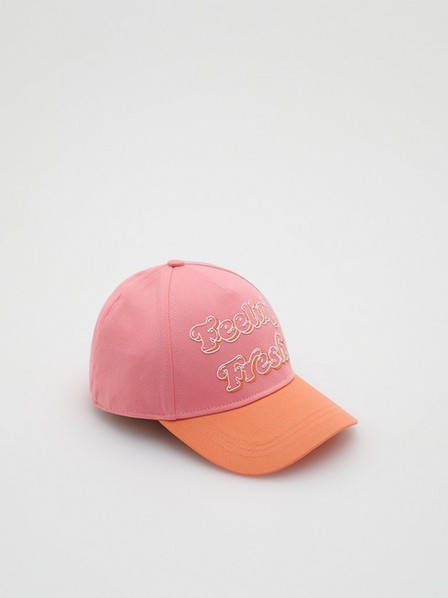 Reserved - Pink Peaked Cap, Kids Girls 