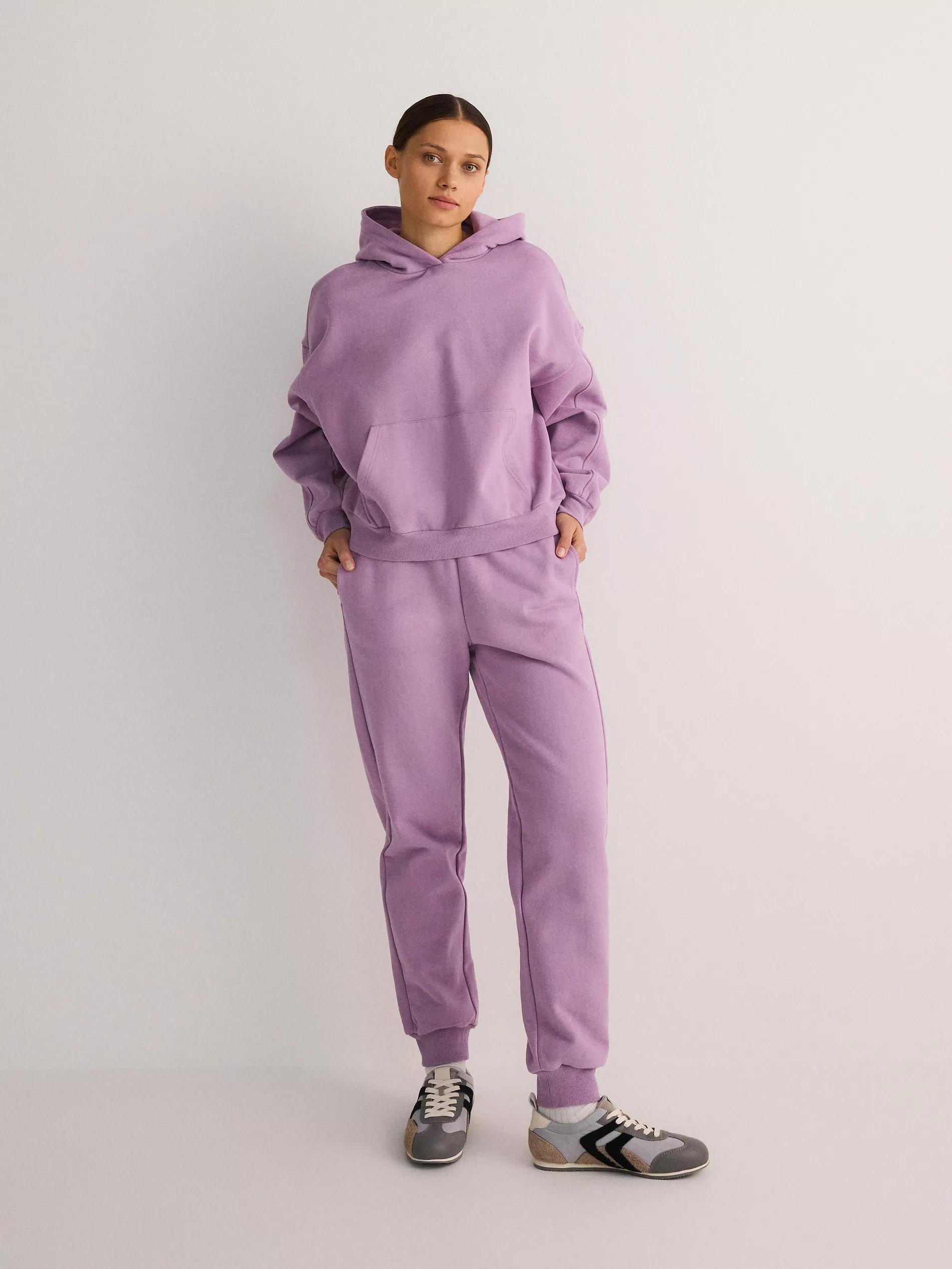 Purple Relaxed Sweatpants, , large image number 1