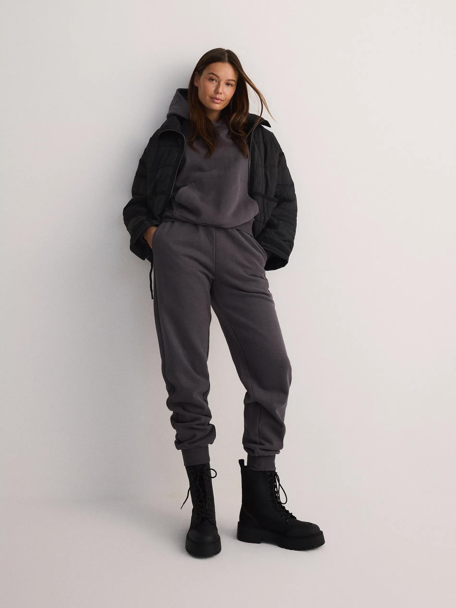 Grey Relaxed Sweatpants, , large image number 1