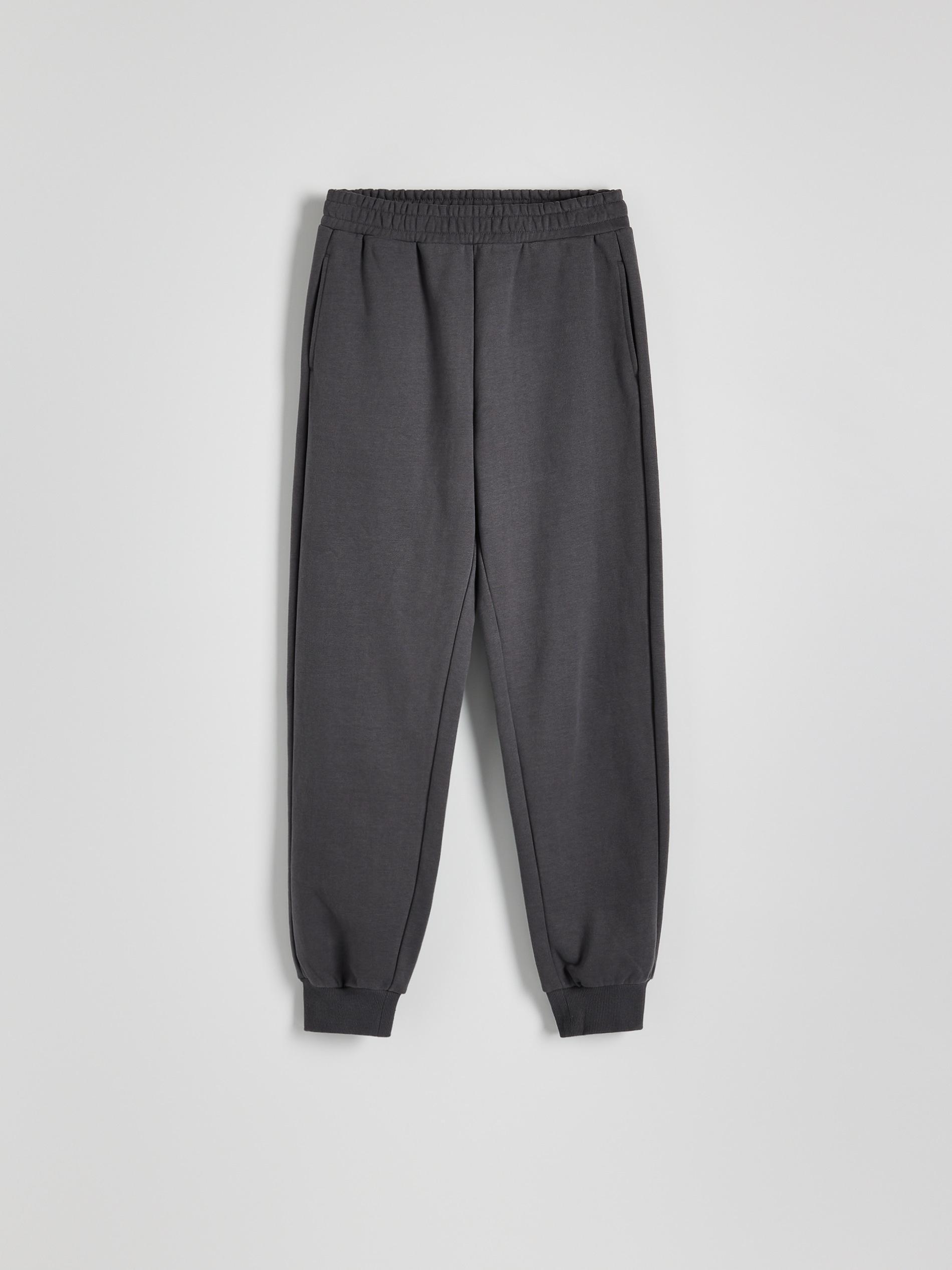 Grey Relaxed Sweatpants, , large image number 4