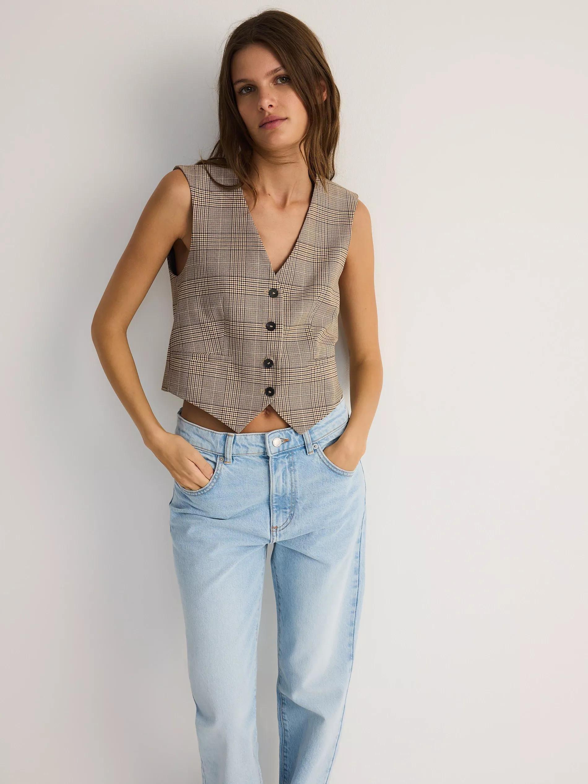 Multicolour Viscose Rich Suit Vest, , large image number 3