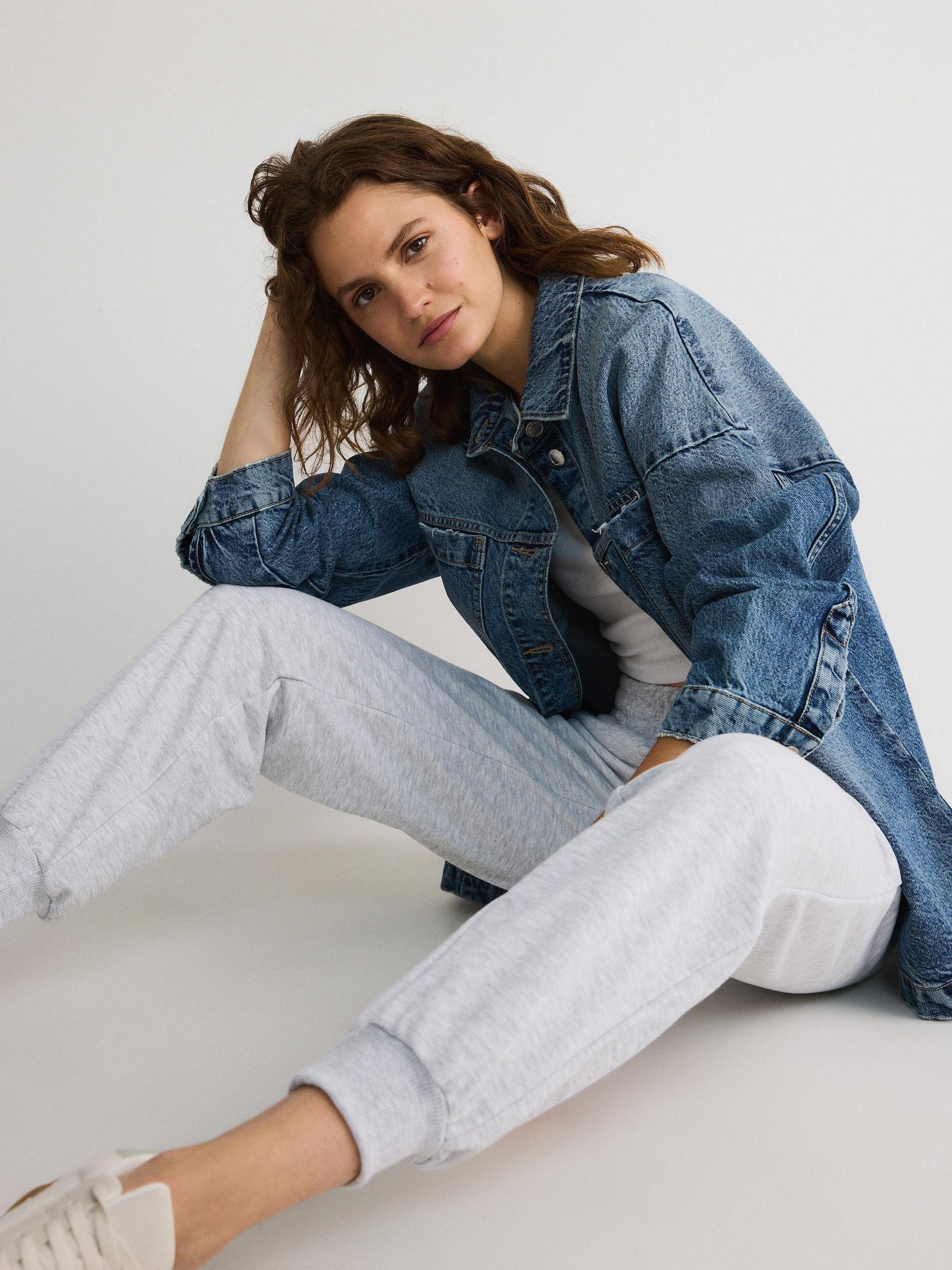 Grey Printed Sweatpants, , large image number 3