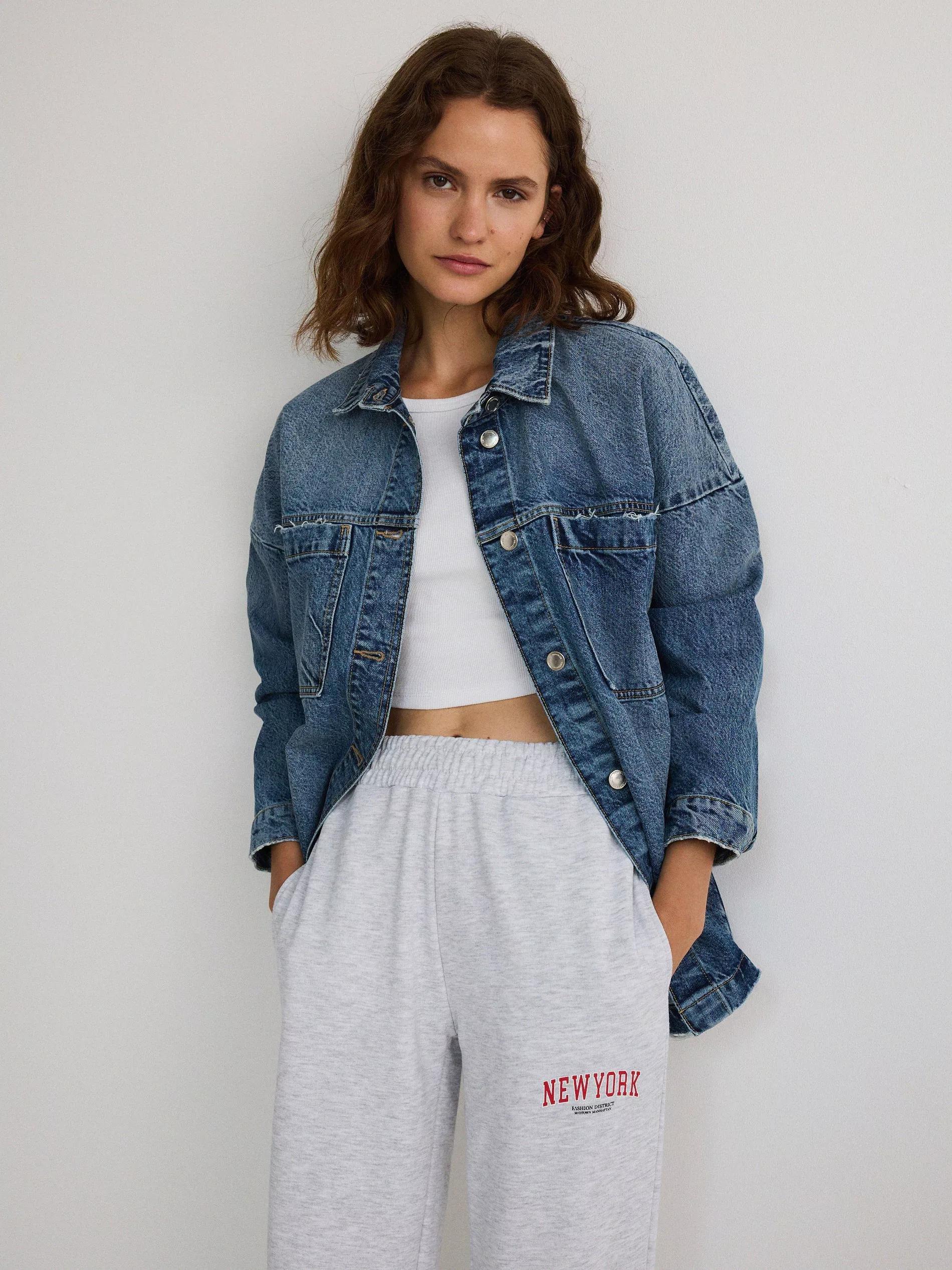 Grey Printed Sweatpants, , large image number 6