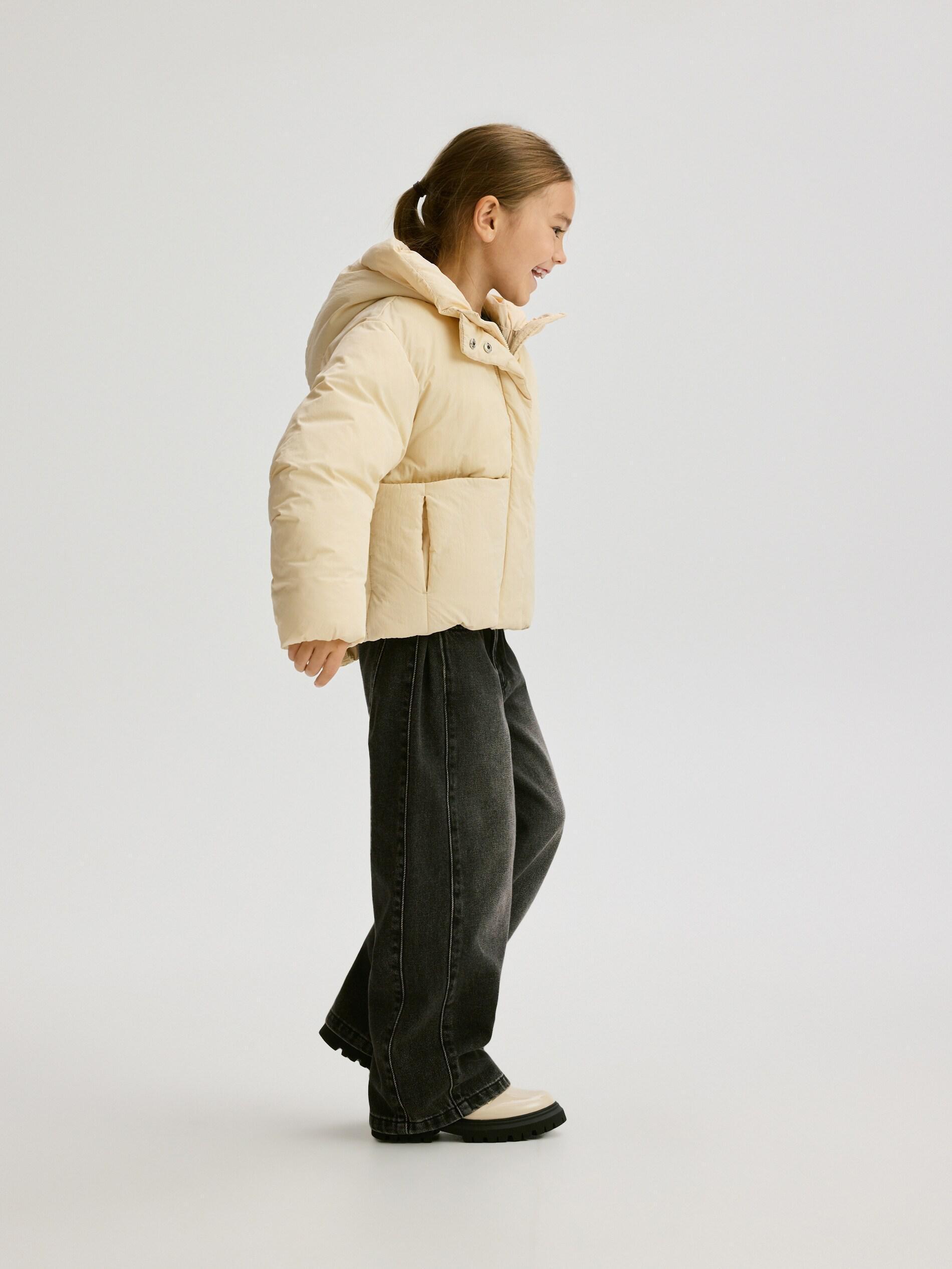 NUDE Quilted jacket with hood, Ivory, large image number 2