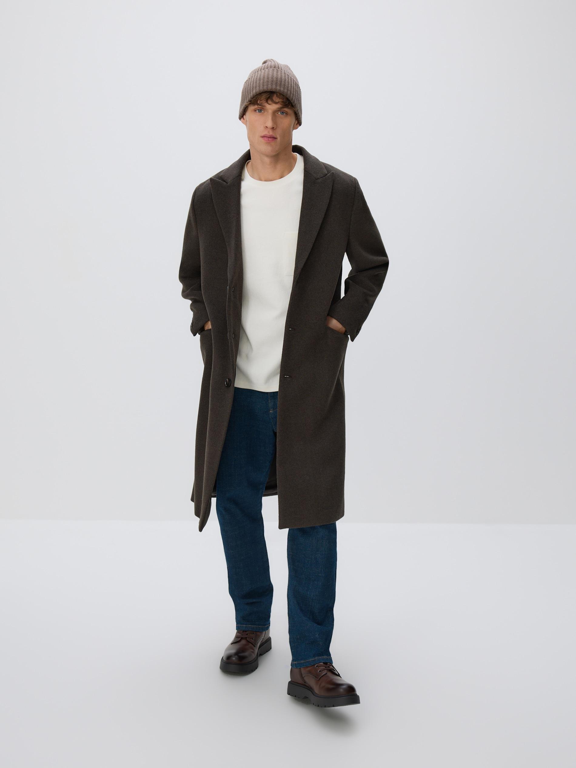 Cream Comfort Fit T-Shirt With Pocket, Ivory, large image number 2