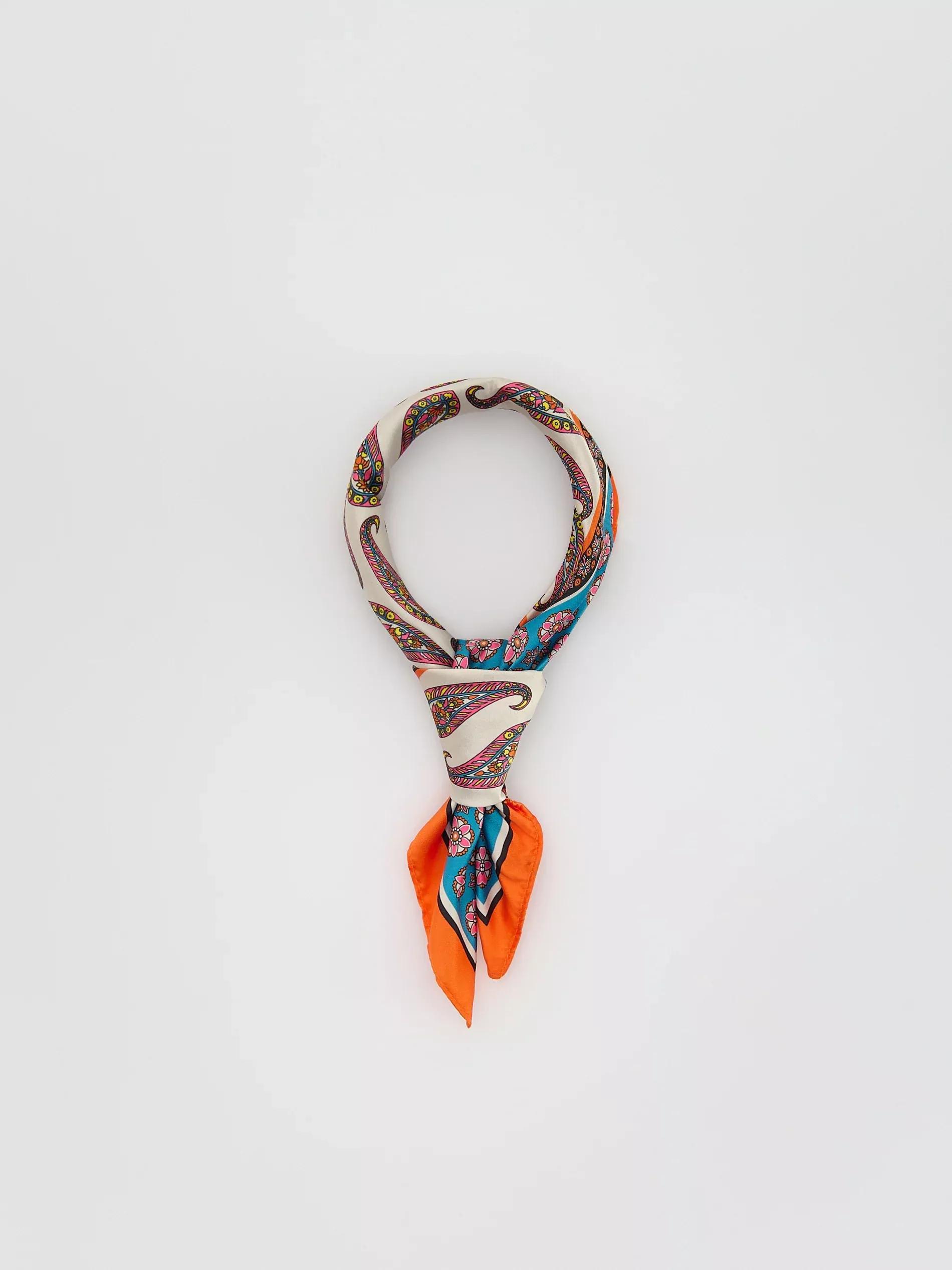 Multicolour Patterned Neckerchief, Multicolor, large image number 0