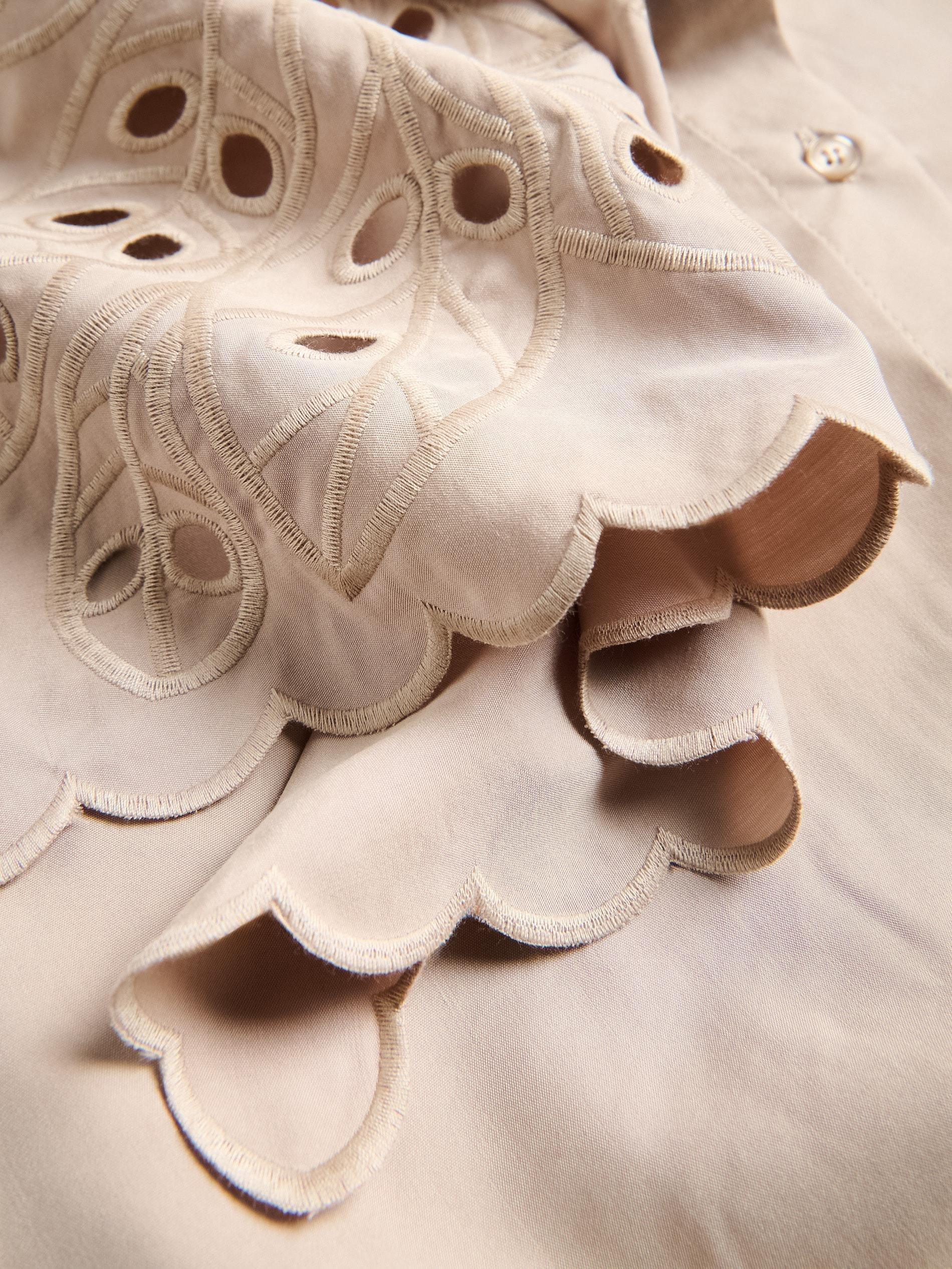 Beige Modal Blend Shirt, Beige, large image number 5