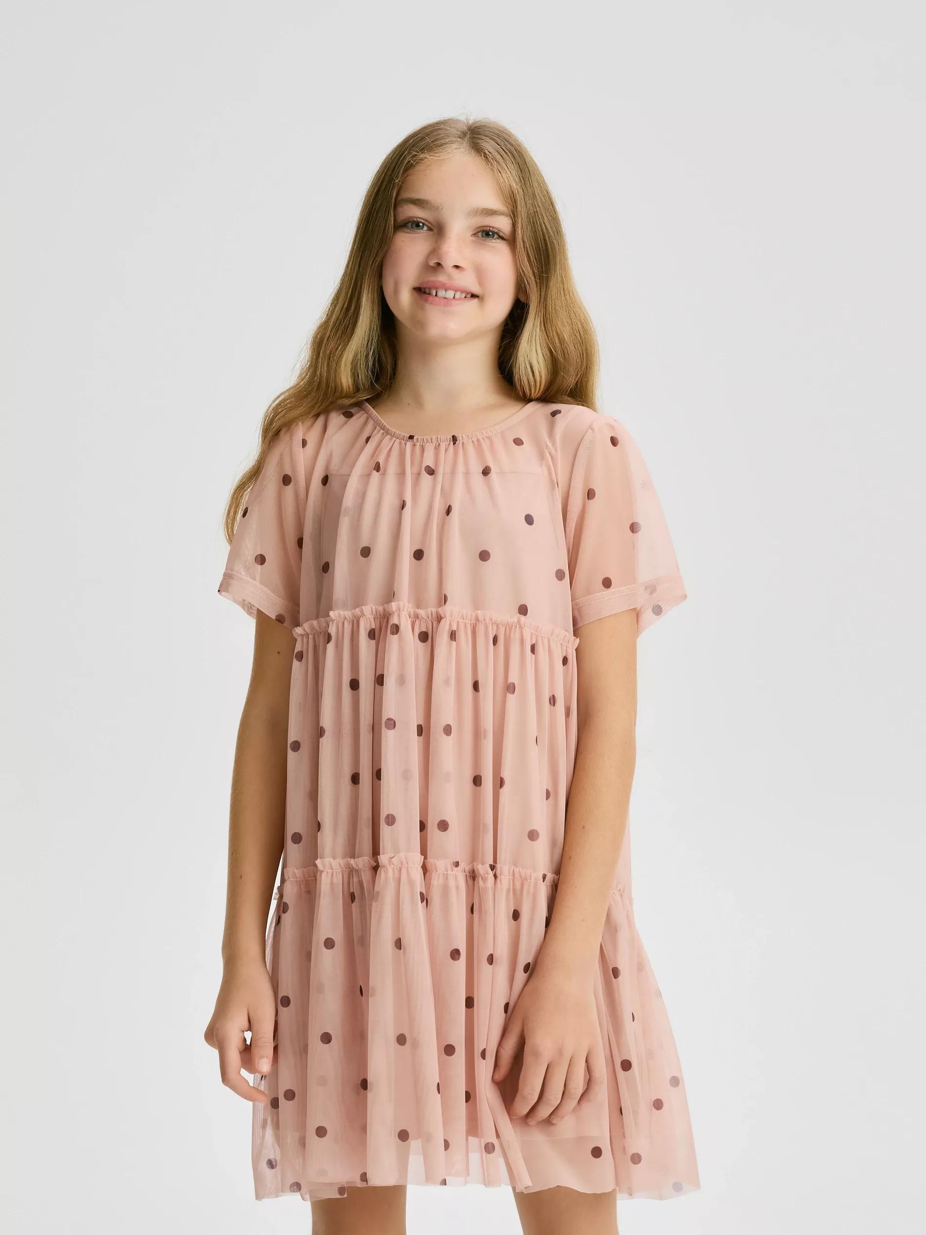 NUDE Tulle dress, Ivory, large image number 0