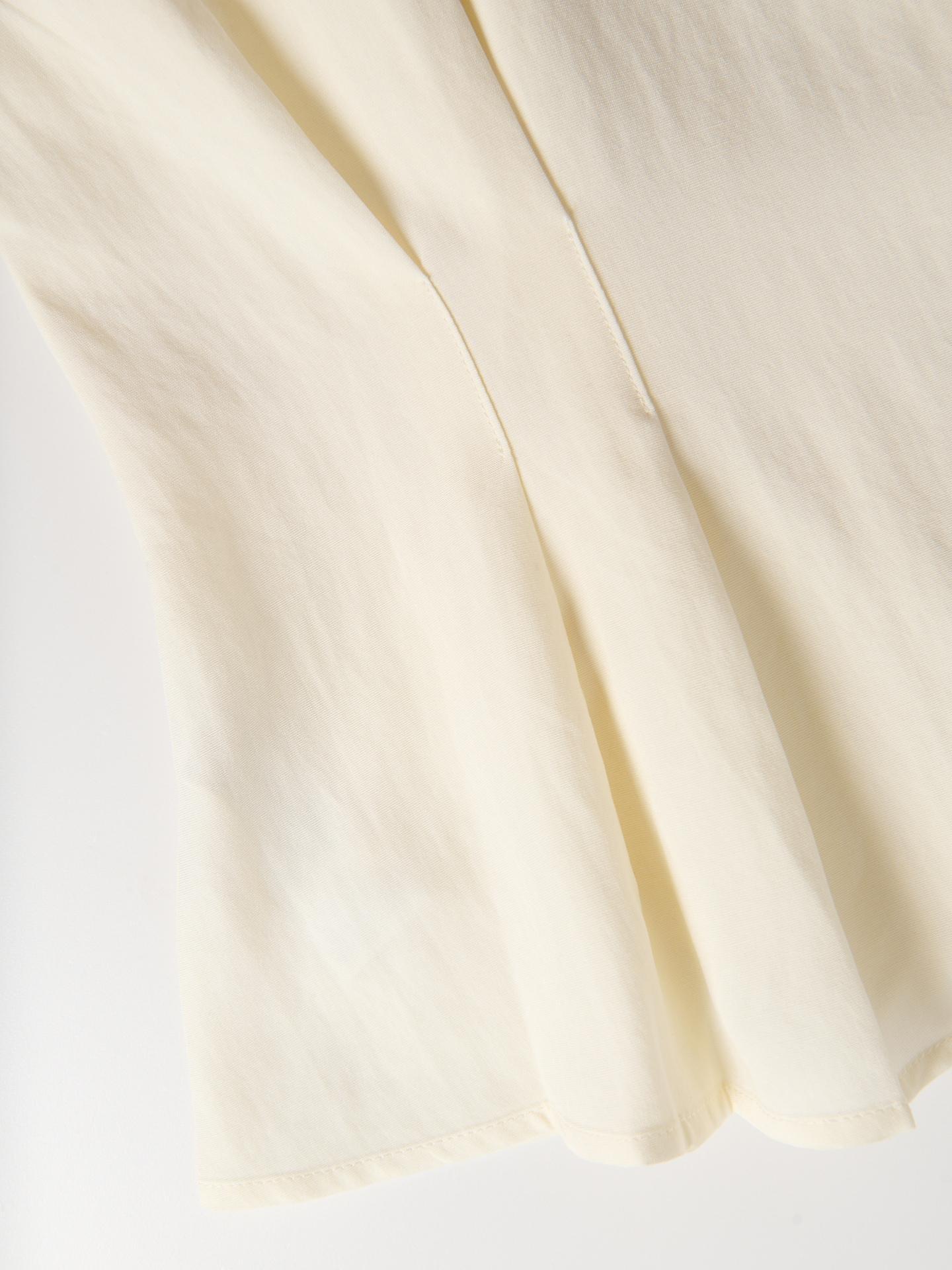 White Fitted Shirt With Viscose, White, large image number 5
