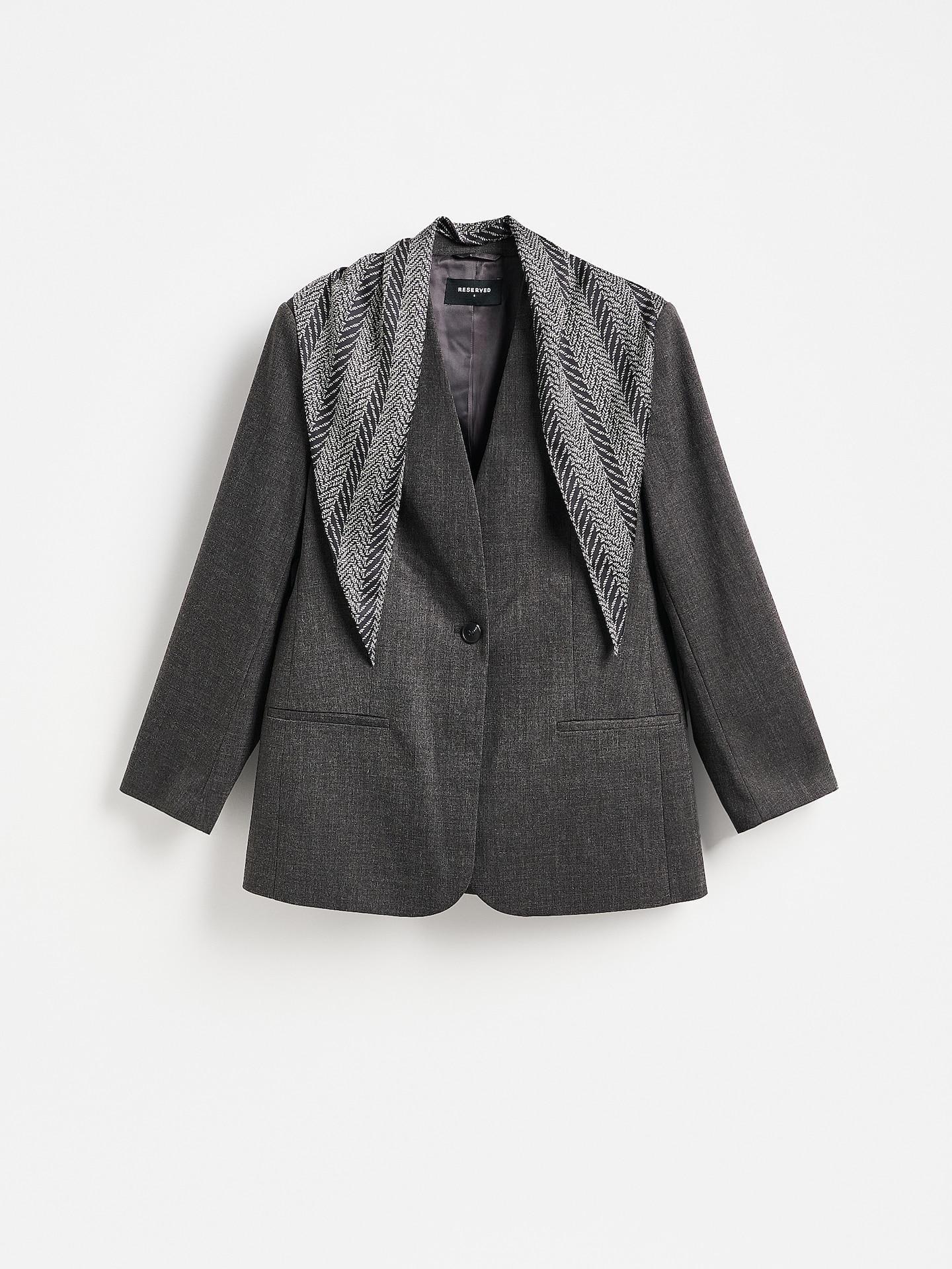 Grey Blazer, Grey, large image number 5