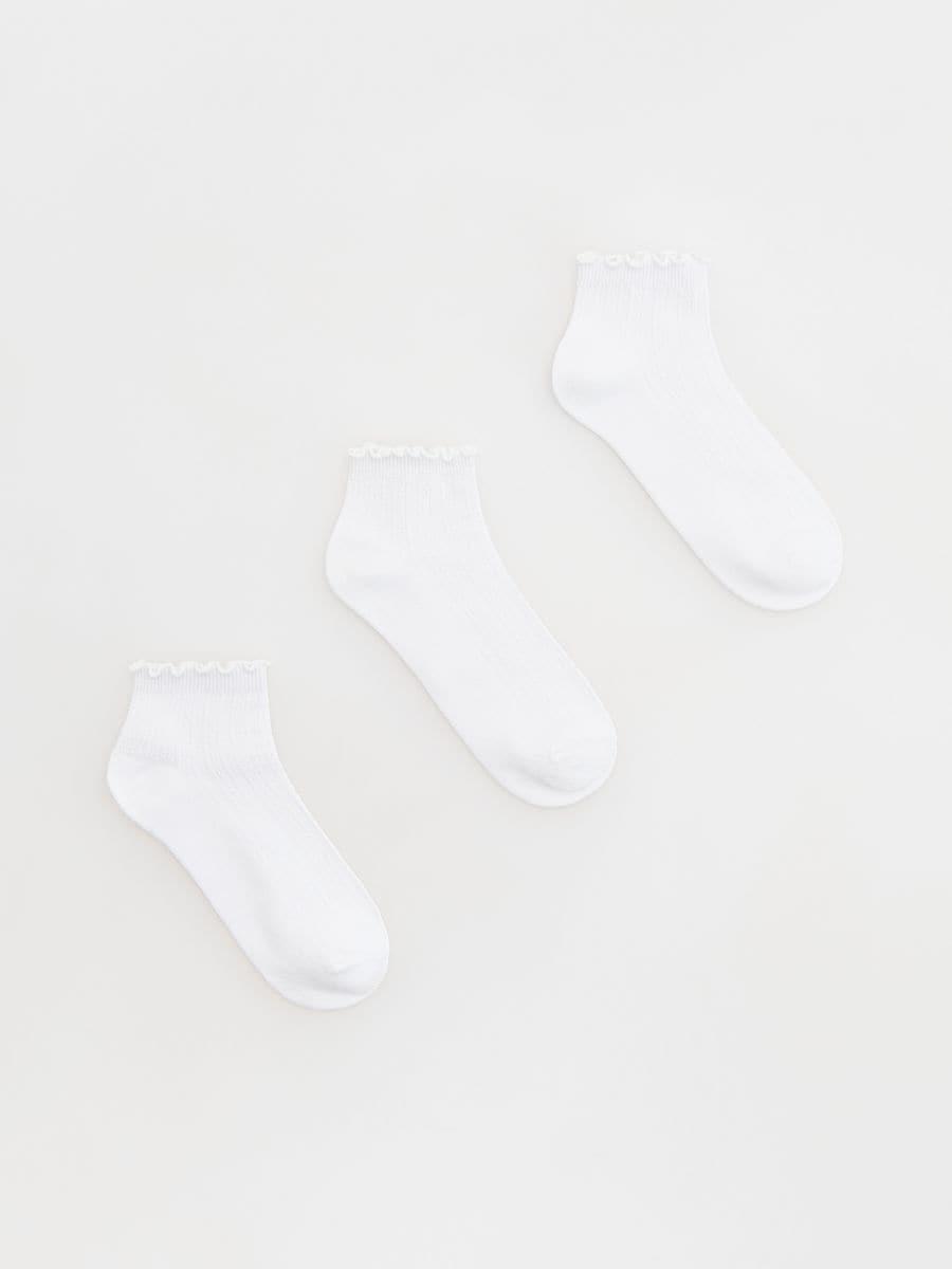 Cream Socks, , medium