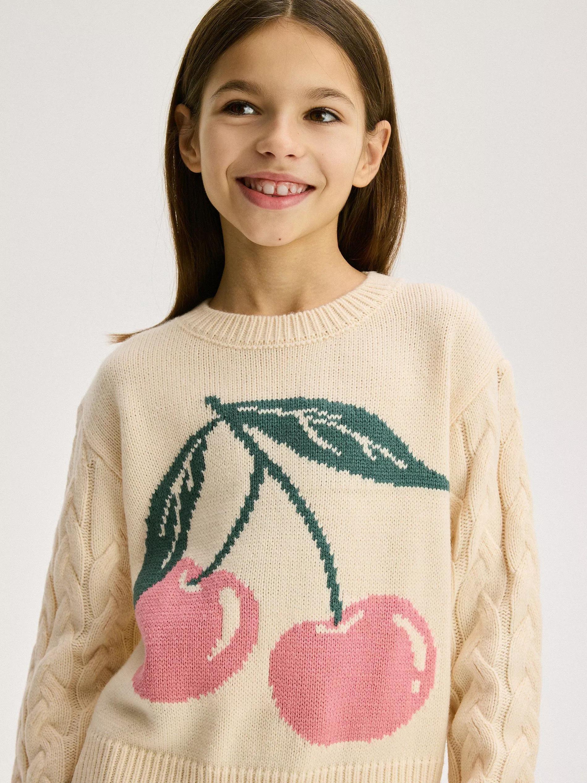 Multicolour Sweater With Applique, , medium
