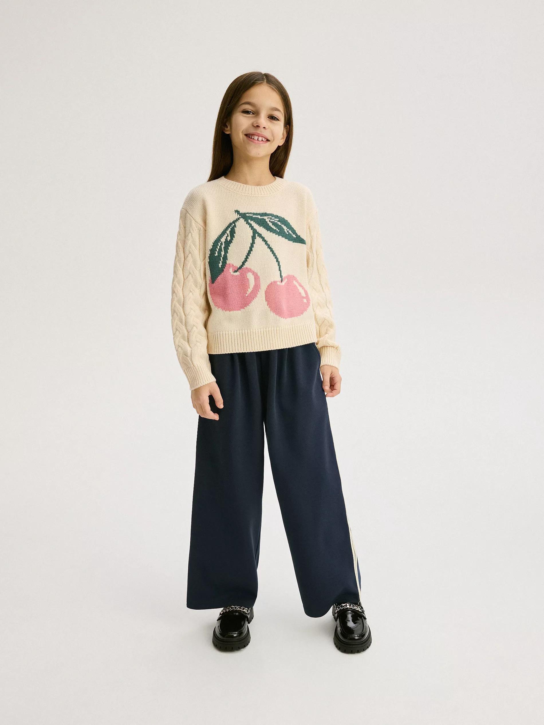 Multicolour Sweater With Applique, , large image number 4