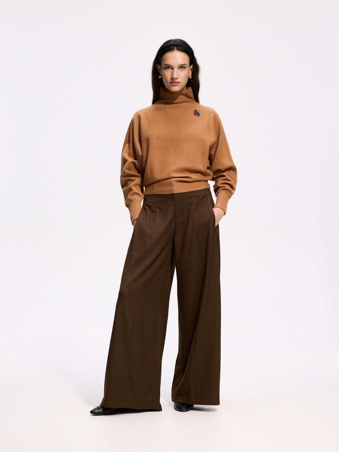 Beige Jumper With Decorative Detail, Beige, large image number 1