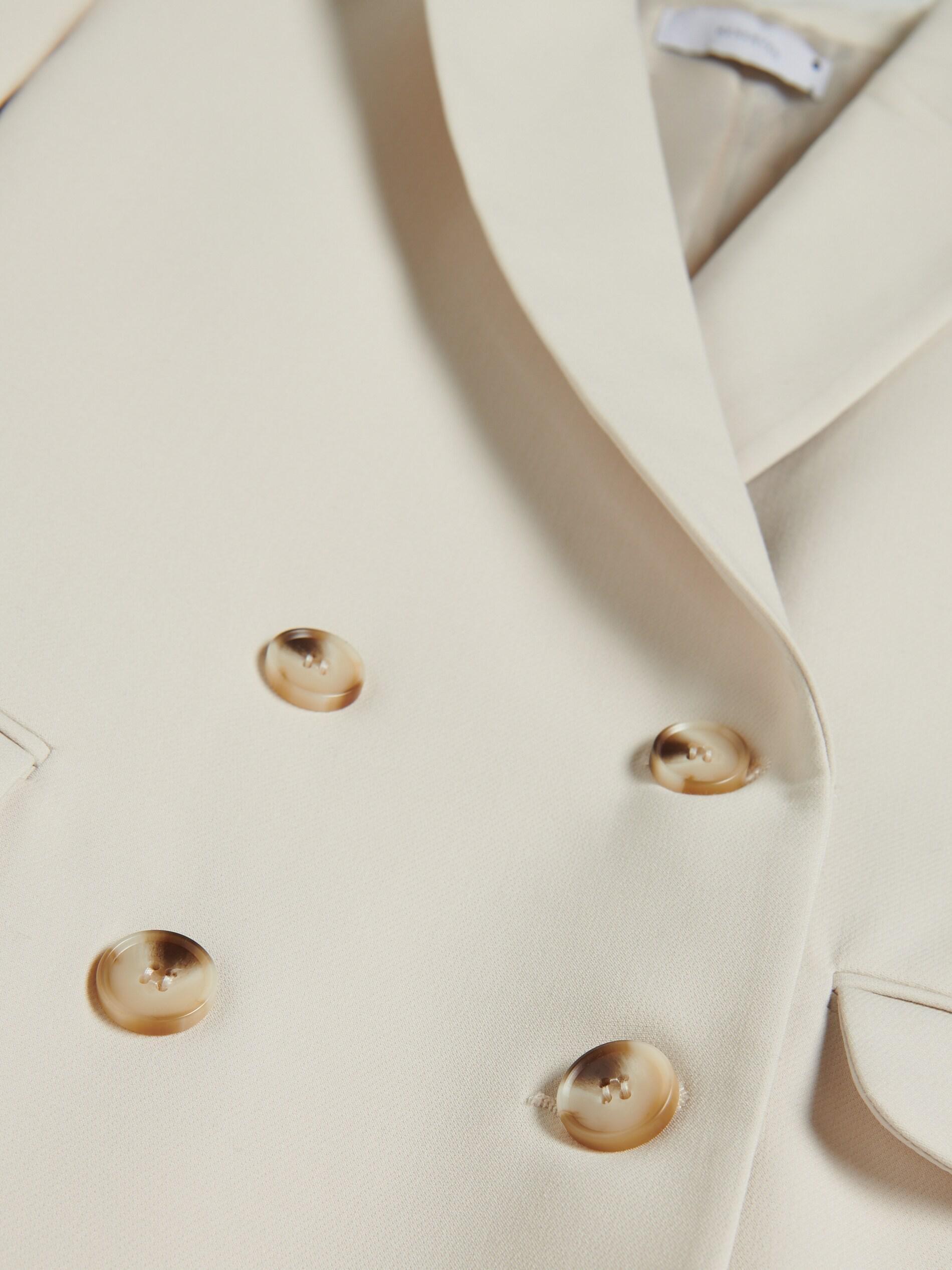 Nude Viscose Blazer , , large image number 4