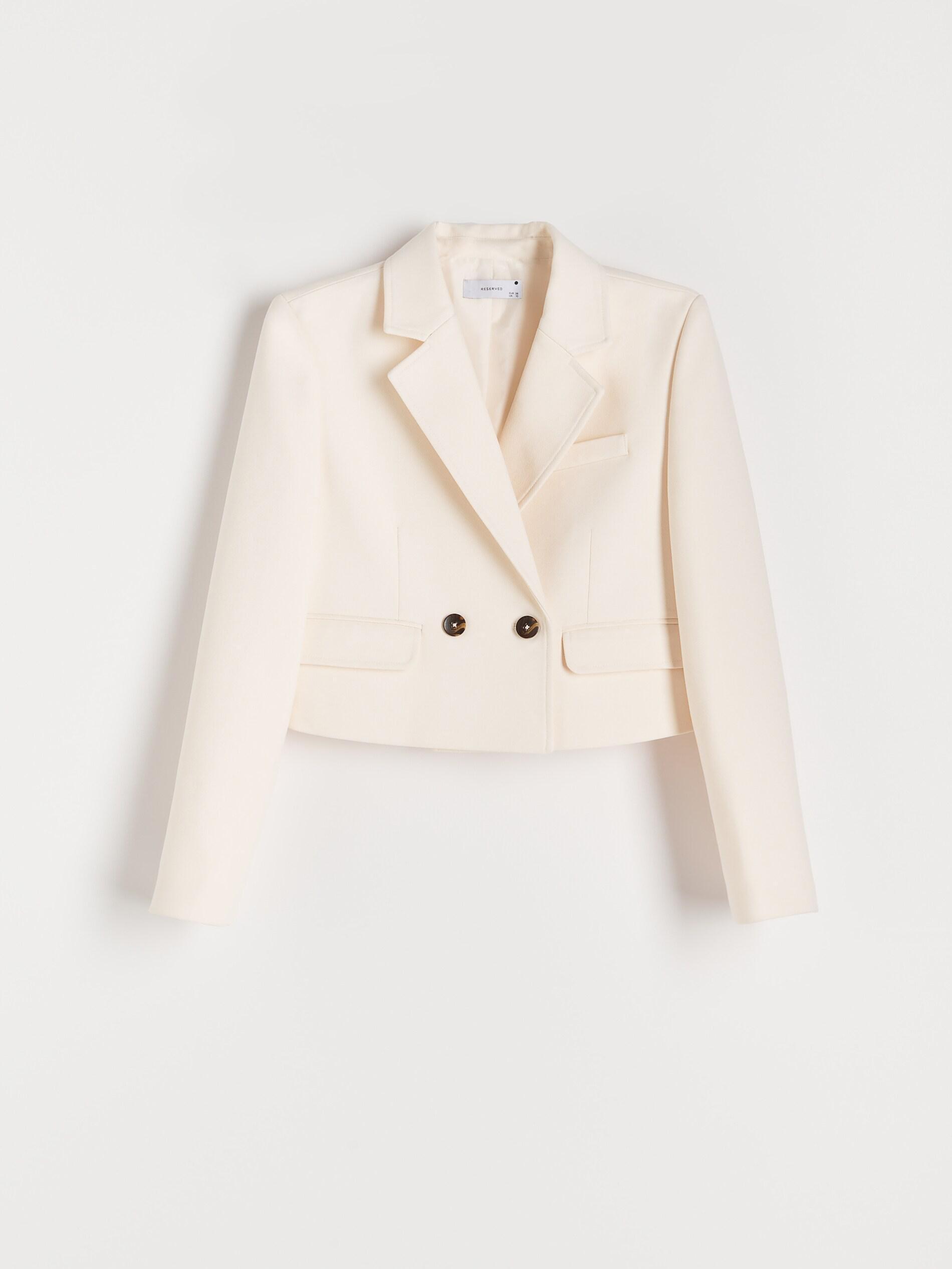 Nude Double Breasted Jacket, , large image number 3