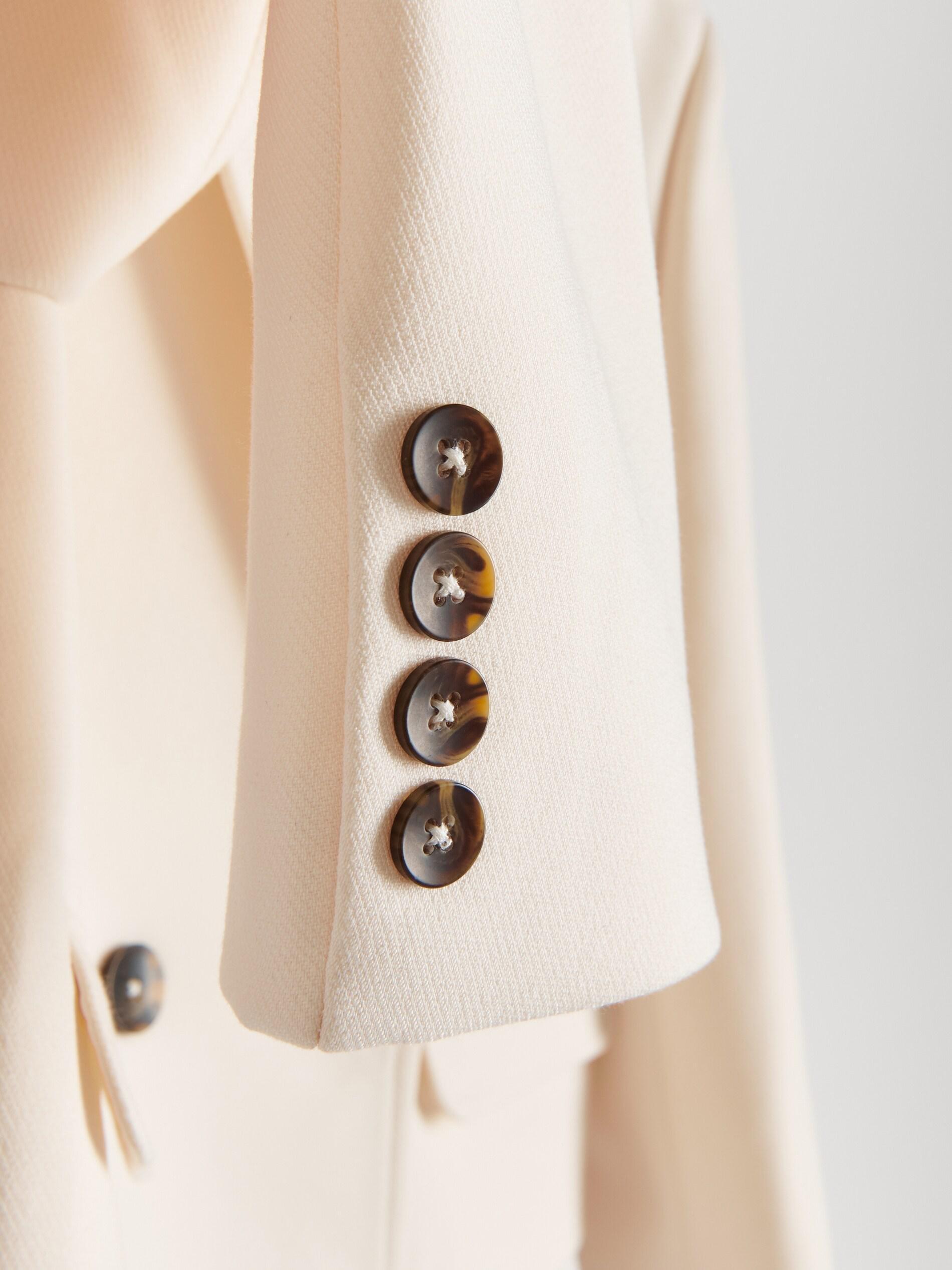Nude Double Breasted Jacket, , large image number 4