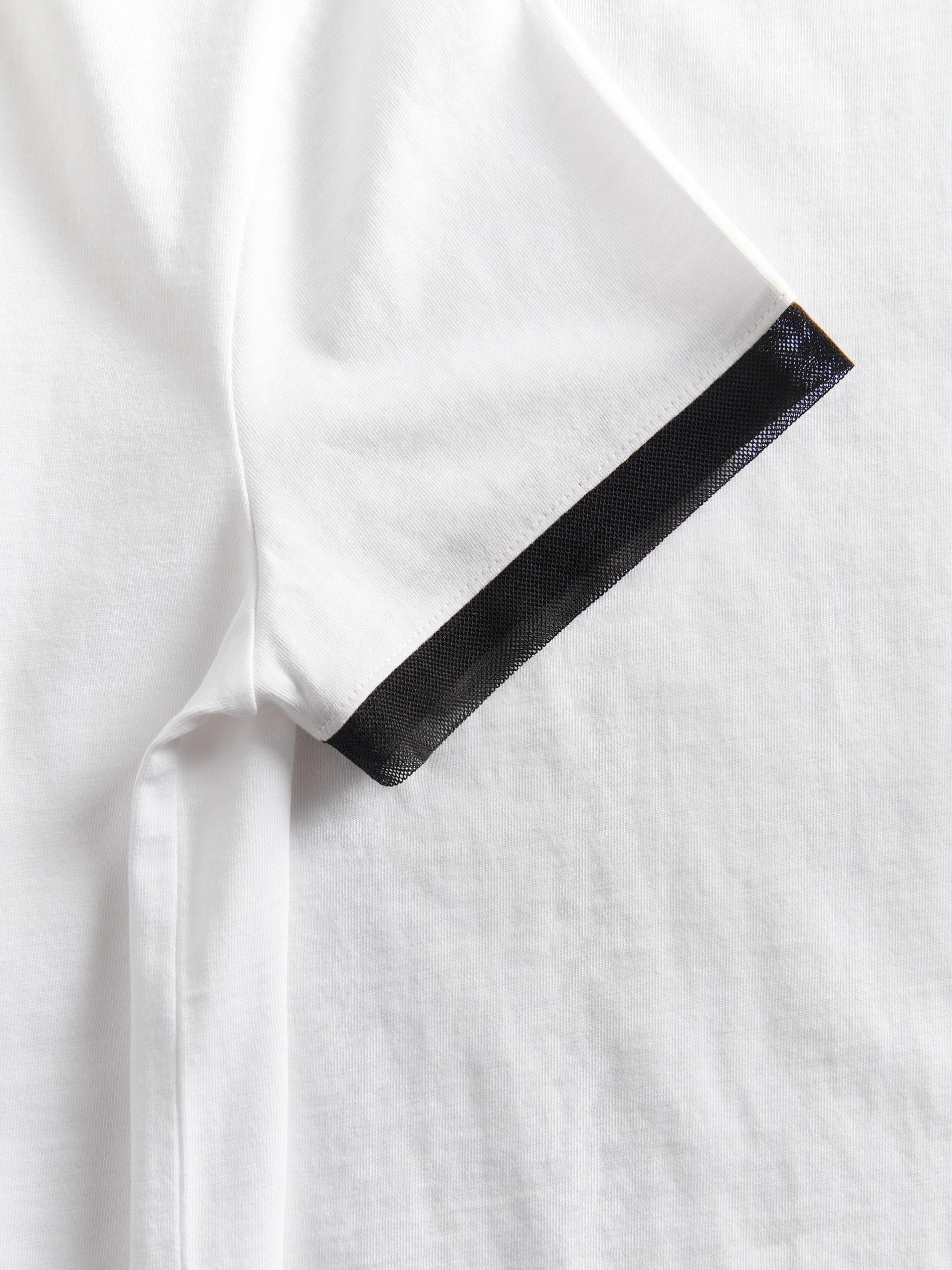 White Regular Fit T-Shirt, , large image number 2