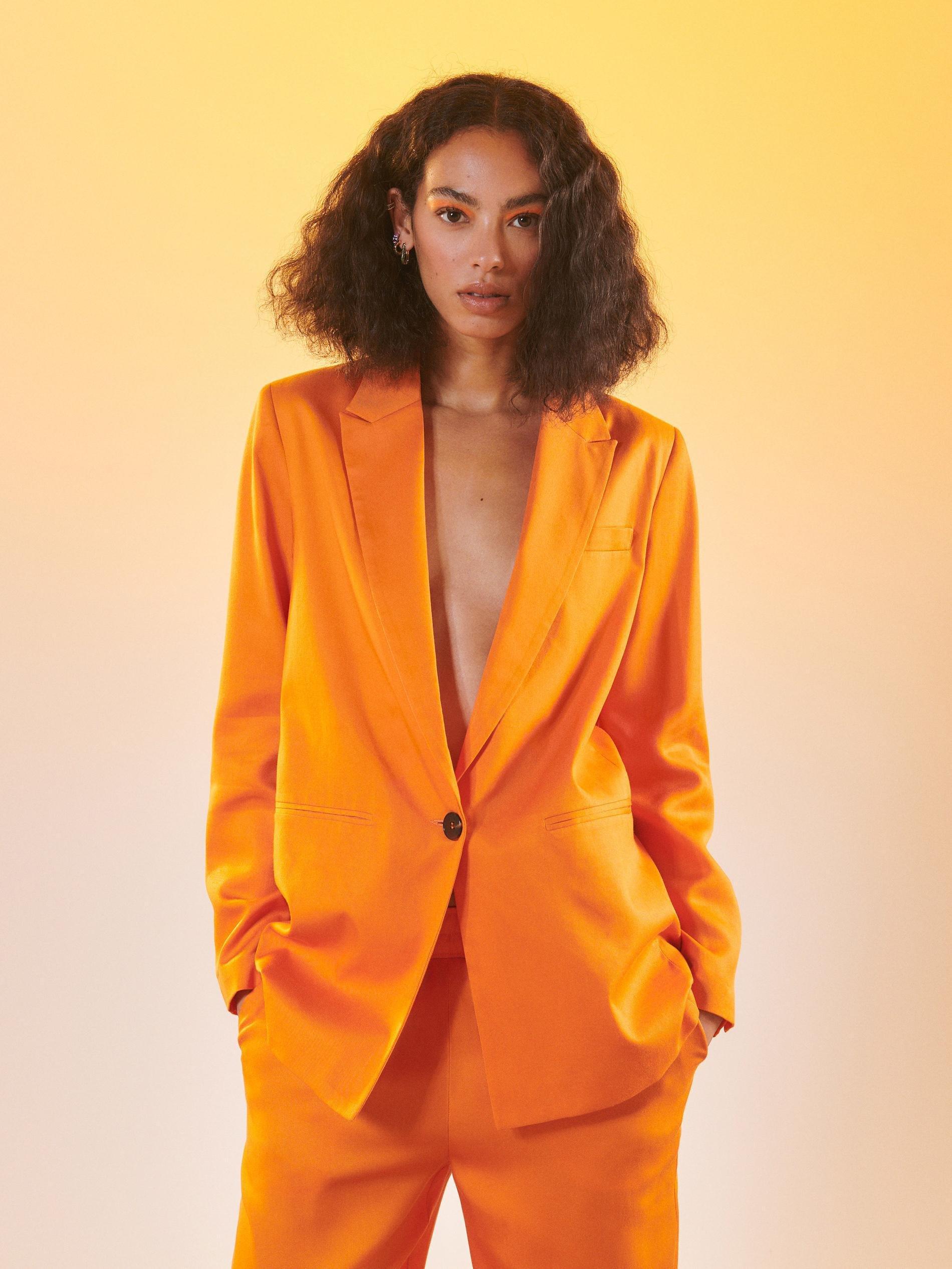 LADIES` BLAZER ORANGE, , large image number 5