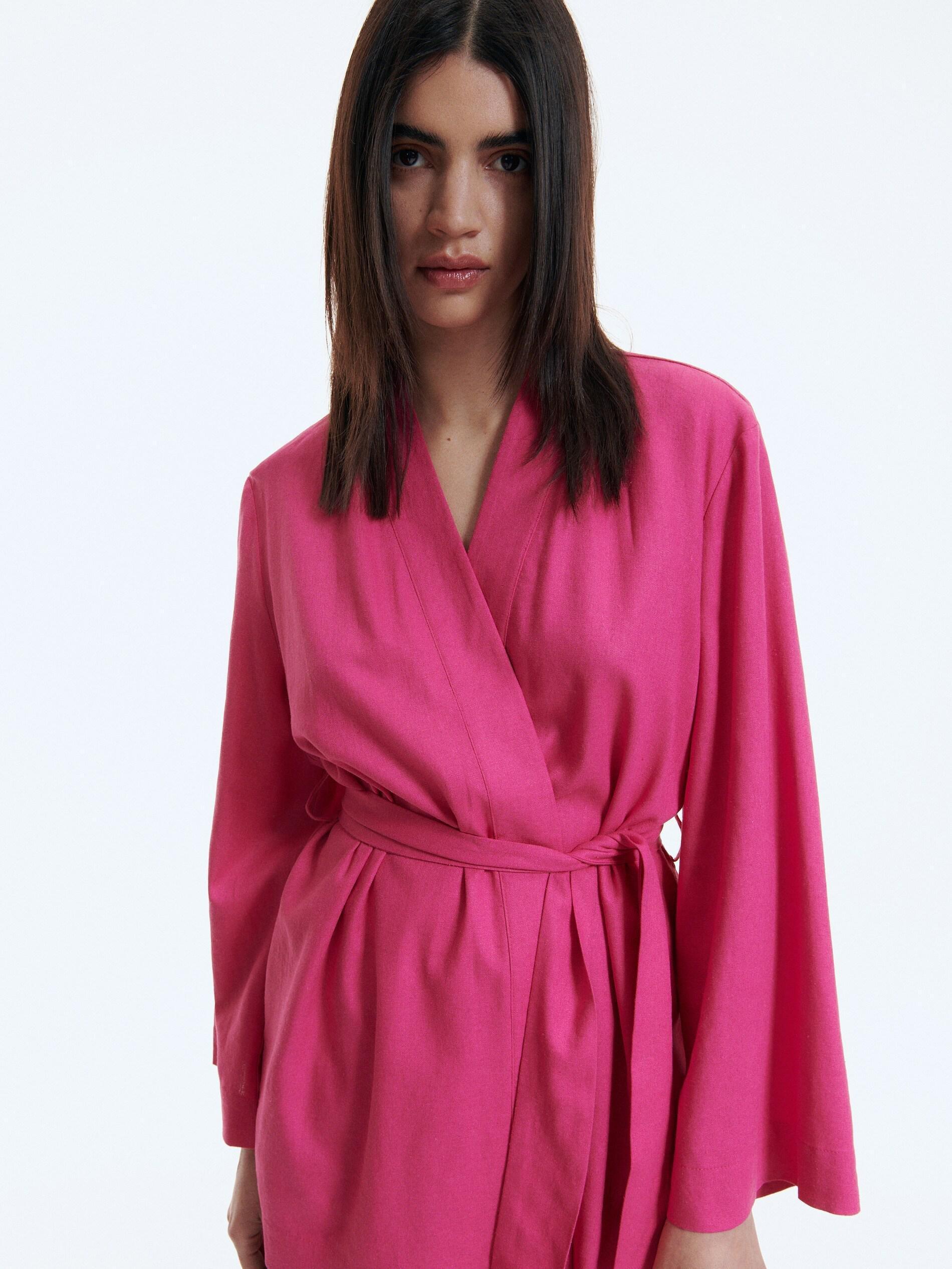 LADIES` KIMONO FUCHSIA, , large image number 0