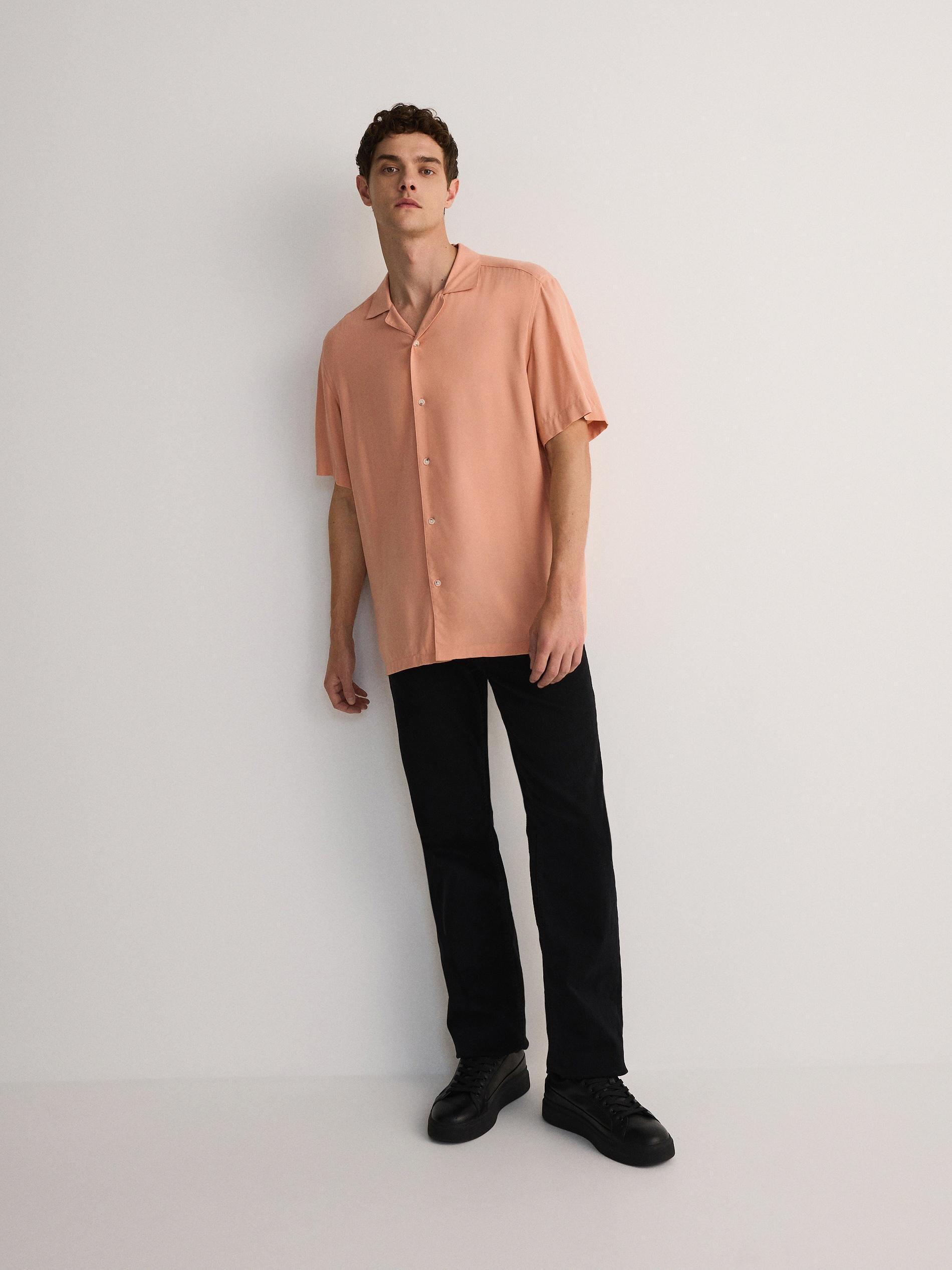 Pink Comfort Fit Buttoned Shirt, , large image number 2