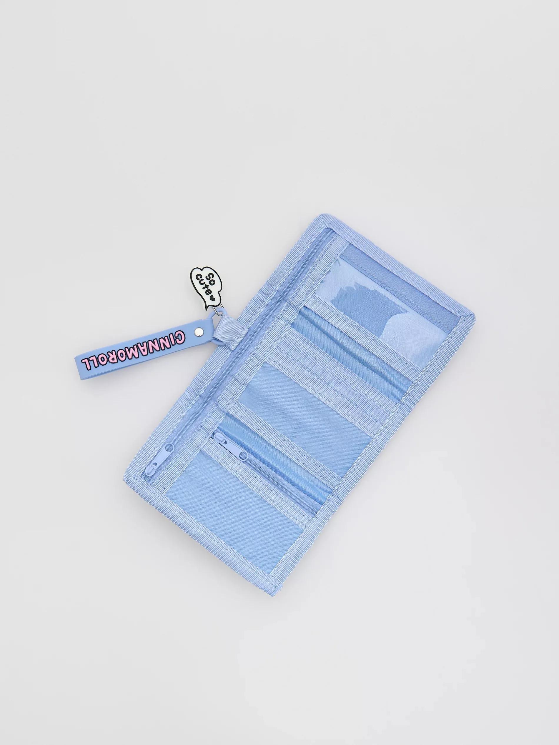 LIGHT BLUE CHILDREN`S WALLET, Blue, large image number 1