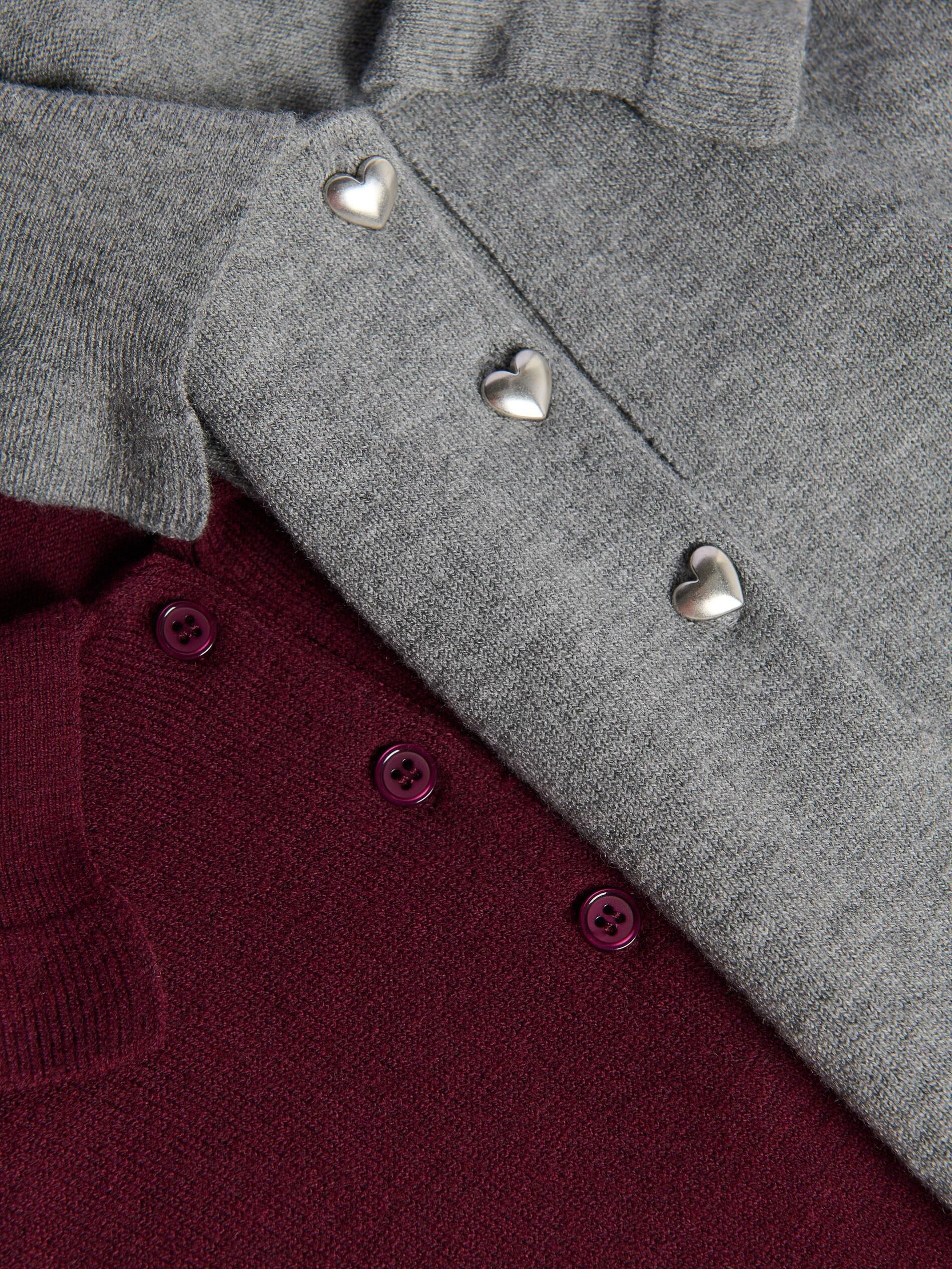 Grey Jumper With Ruffle Details, Grey, large image number 5