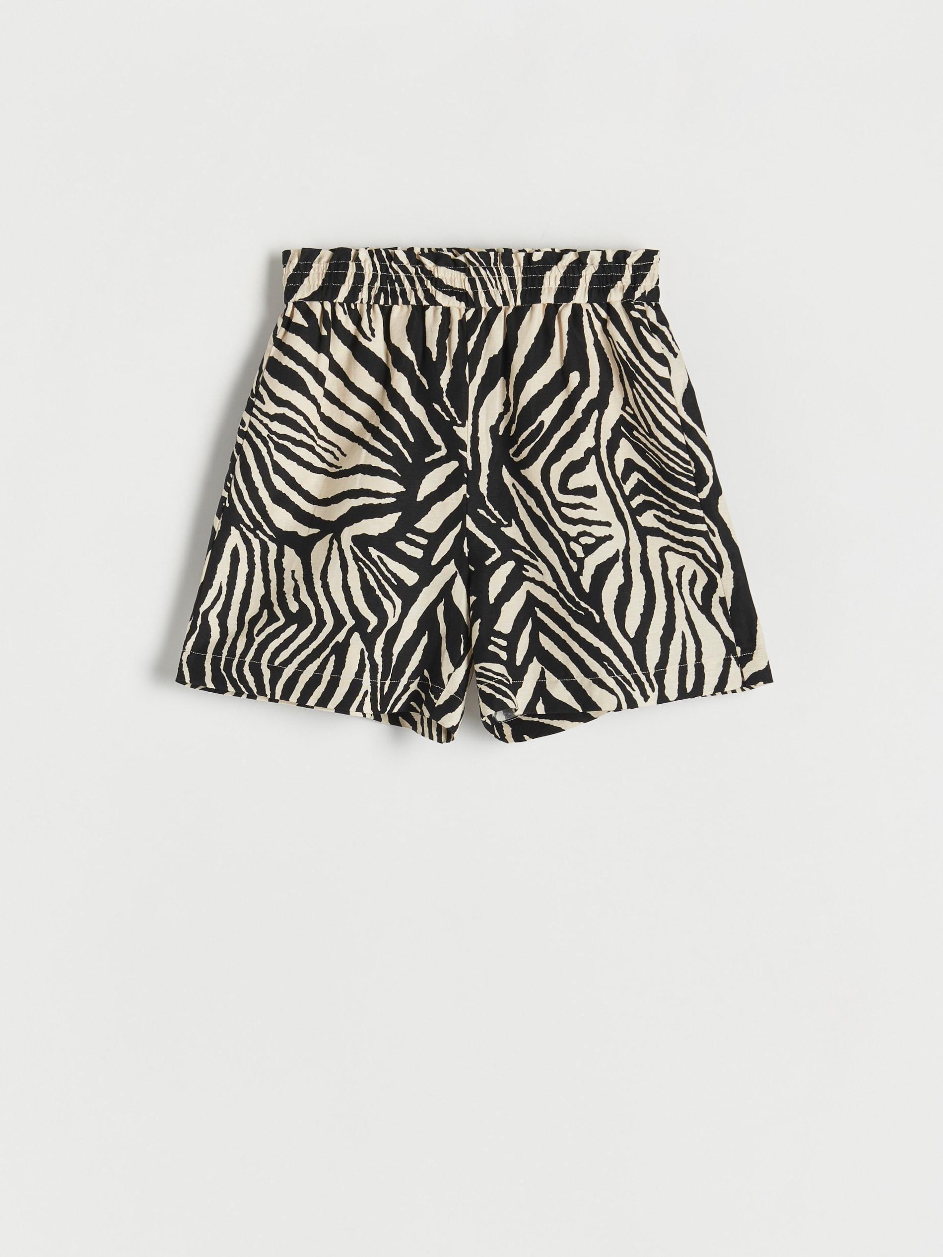 Multicolour Linen Rich Shorts, , large image number 5