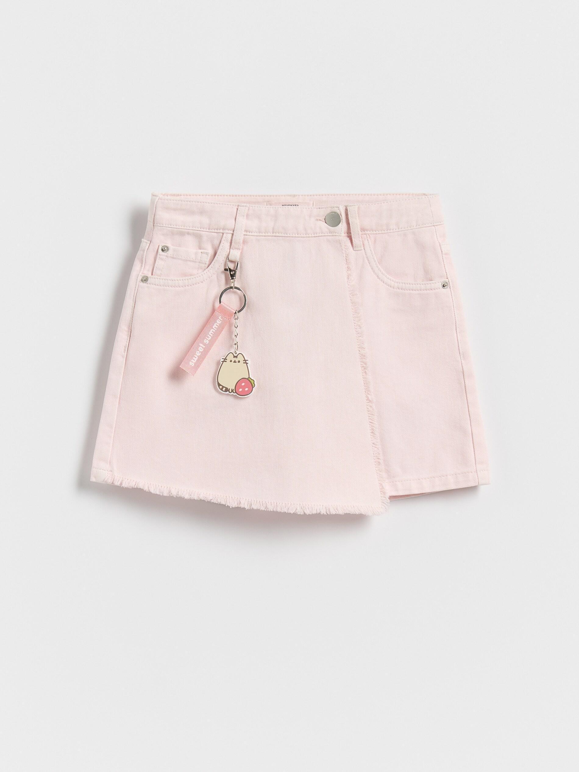 PASTEL PINK Pusheen skirted shorts, Pink, medium
