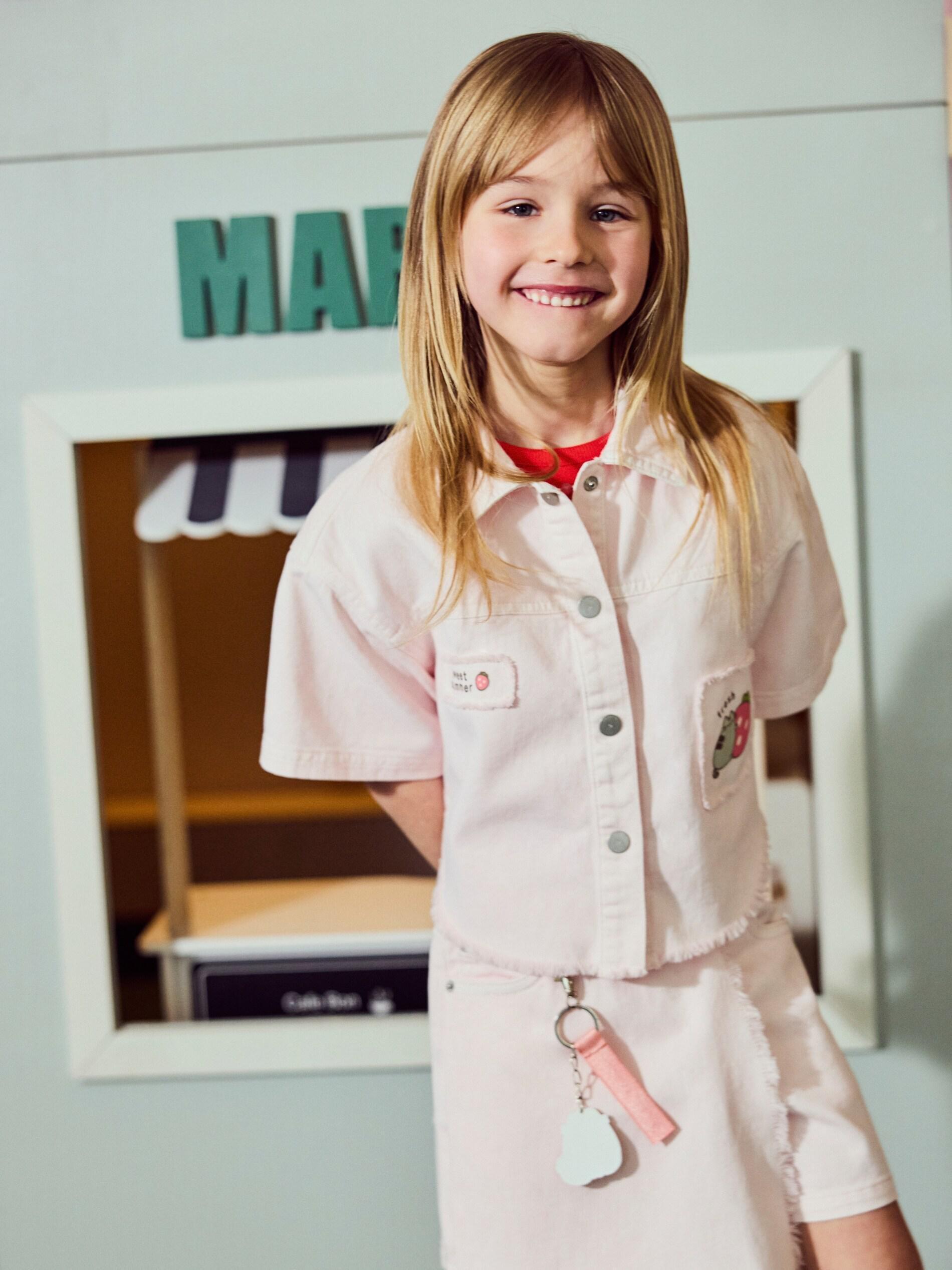 PASTEL PINK Pusheen skirted shorts, Pink, large image number 1