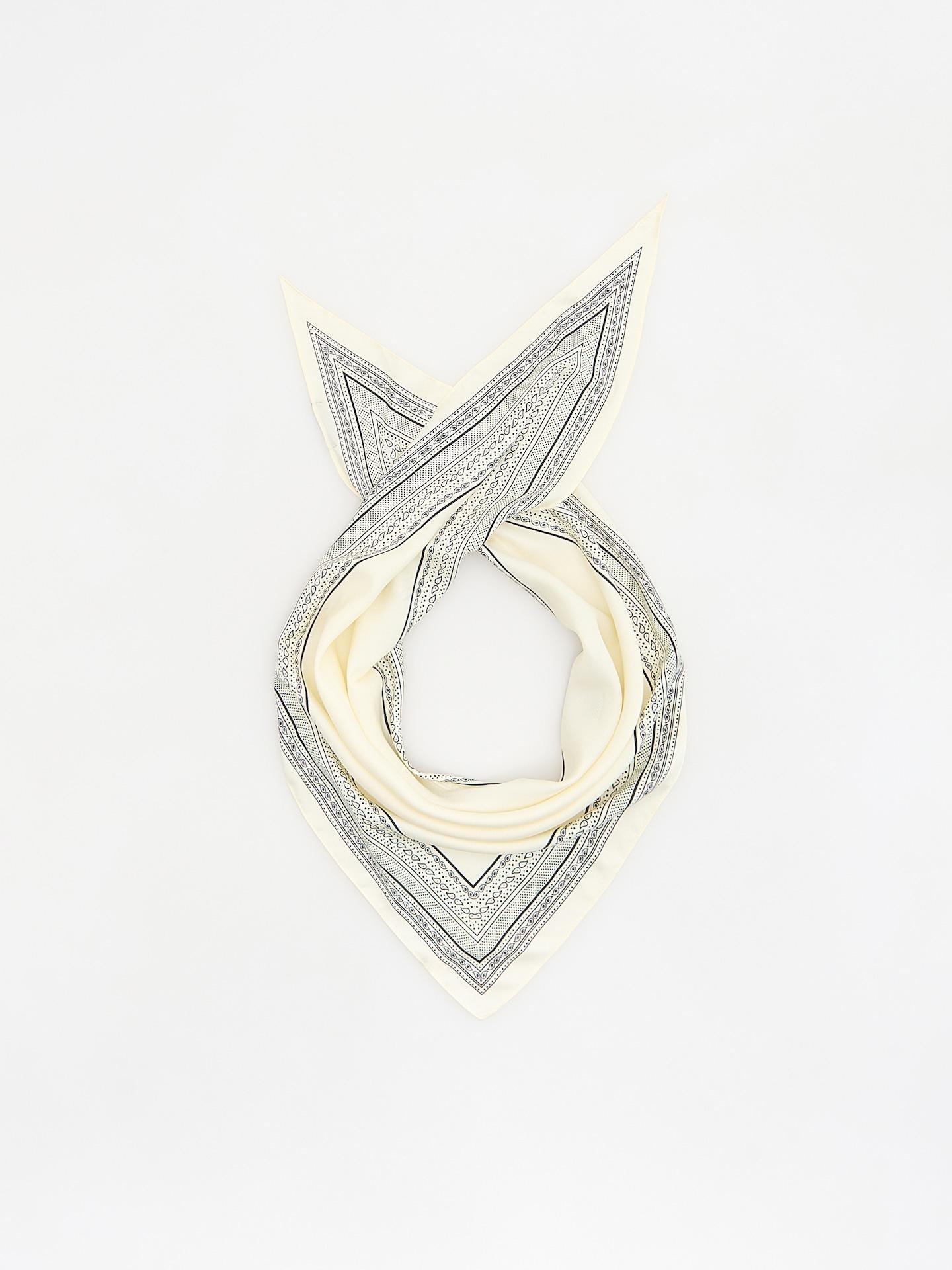 LADIES` SCARF CREAM, Ivory, medium