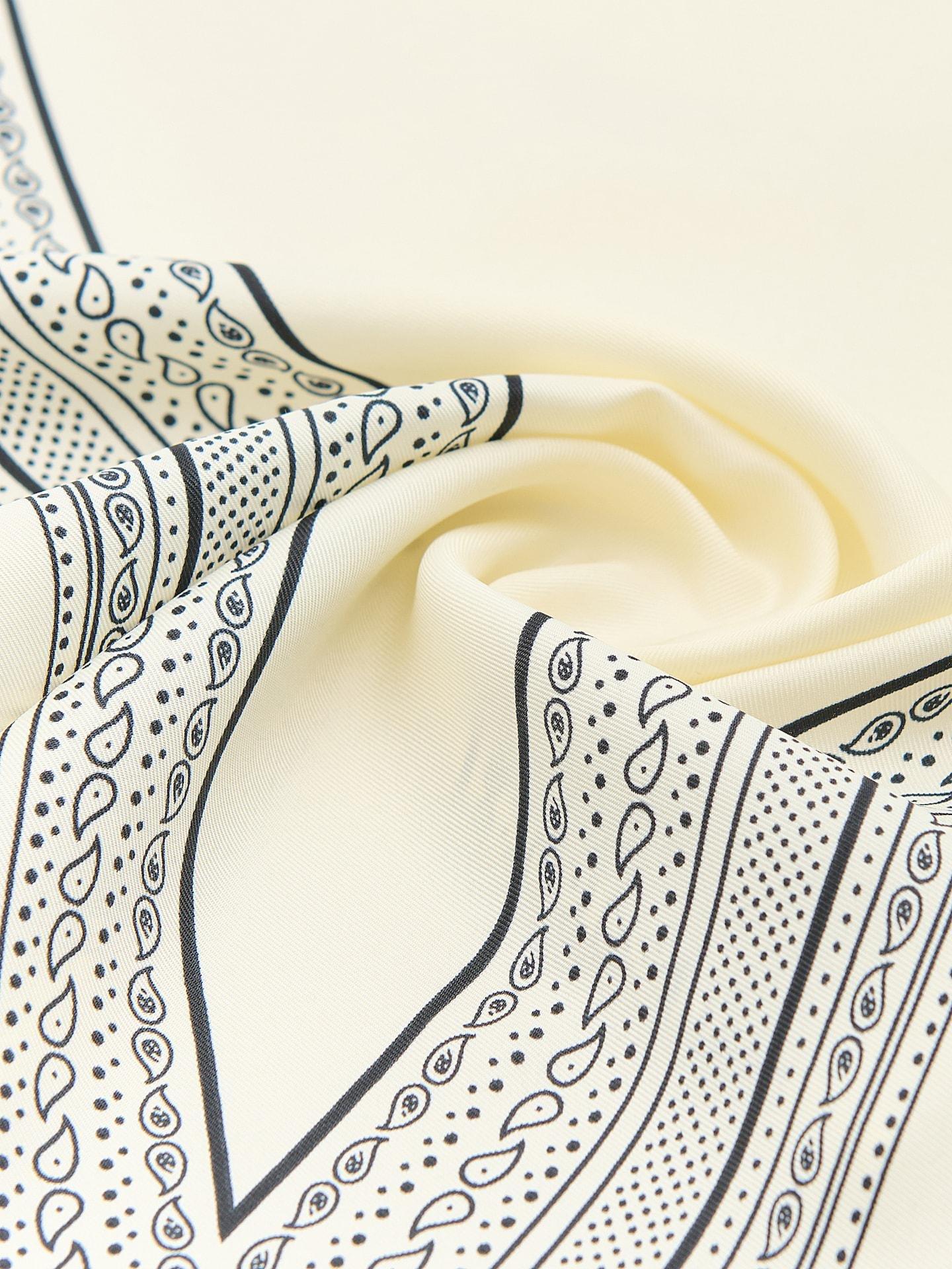 LADIES` SCARF CREAM, Ivory, medium