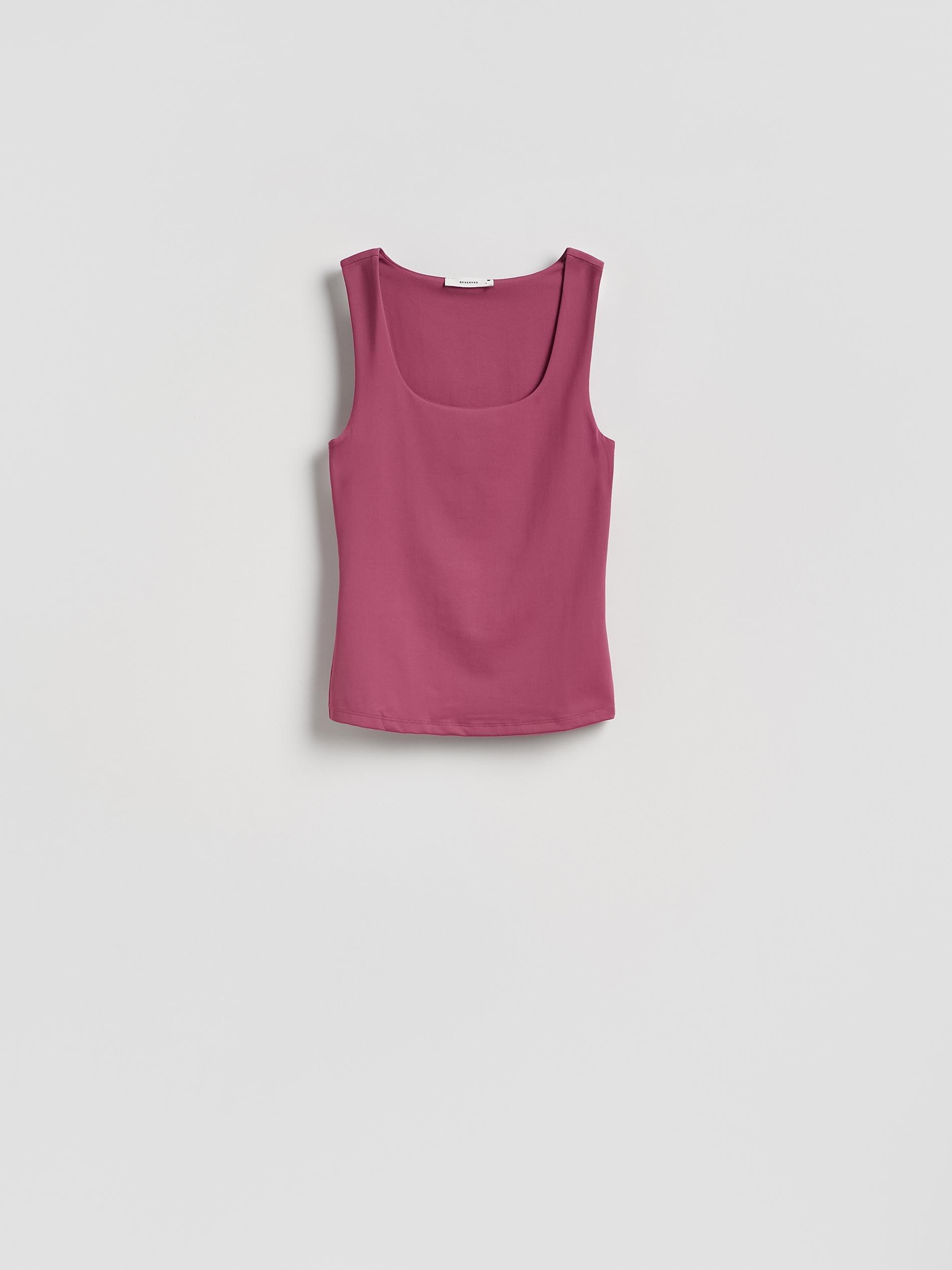 Pink Plain Top, Purple, large image number 3