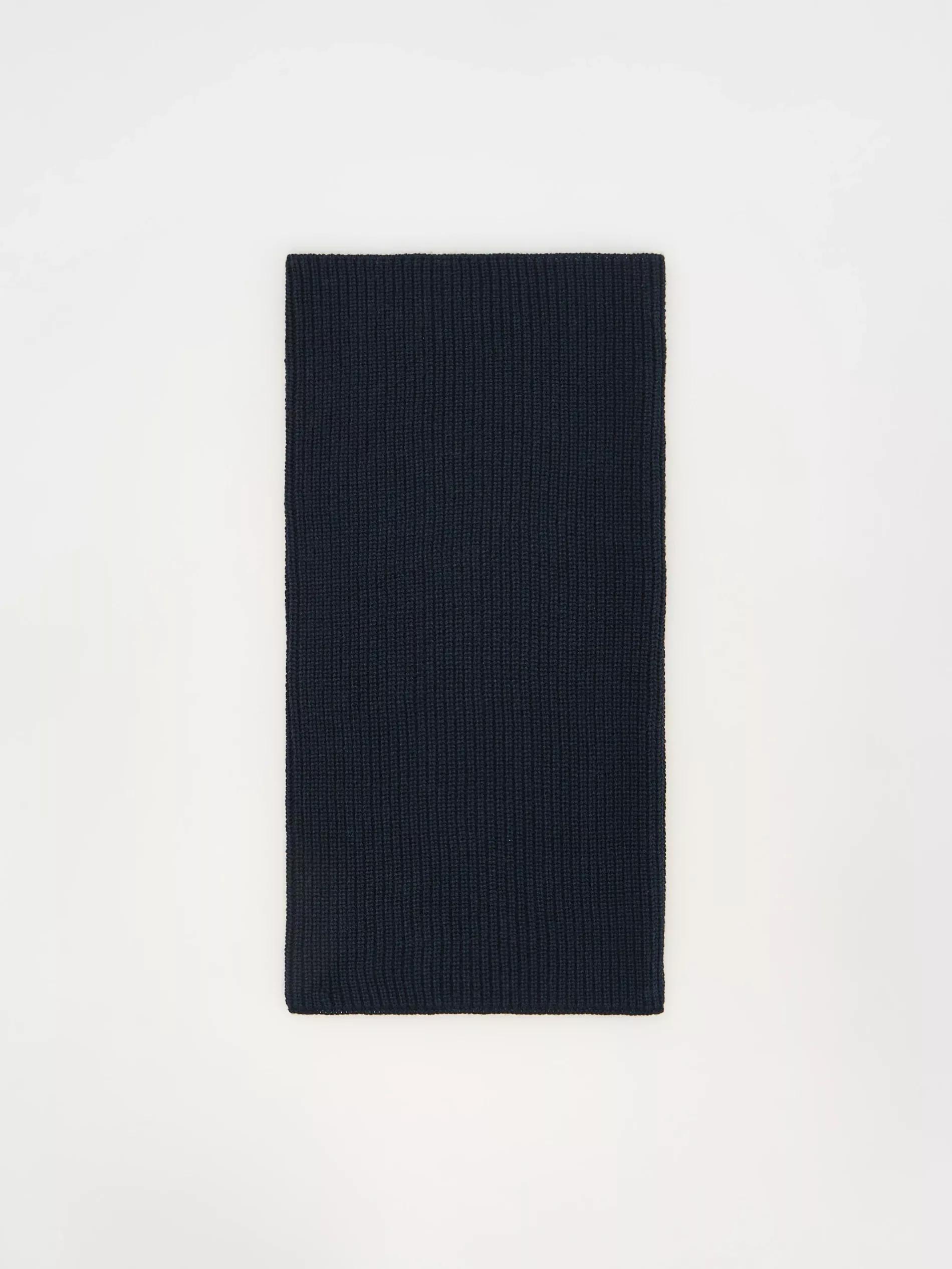 Blue Simple Tube Scarf, Navy, large image number 2