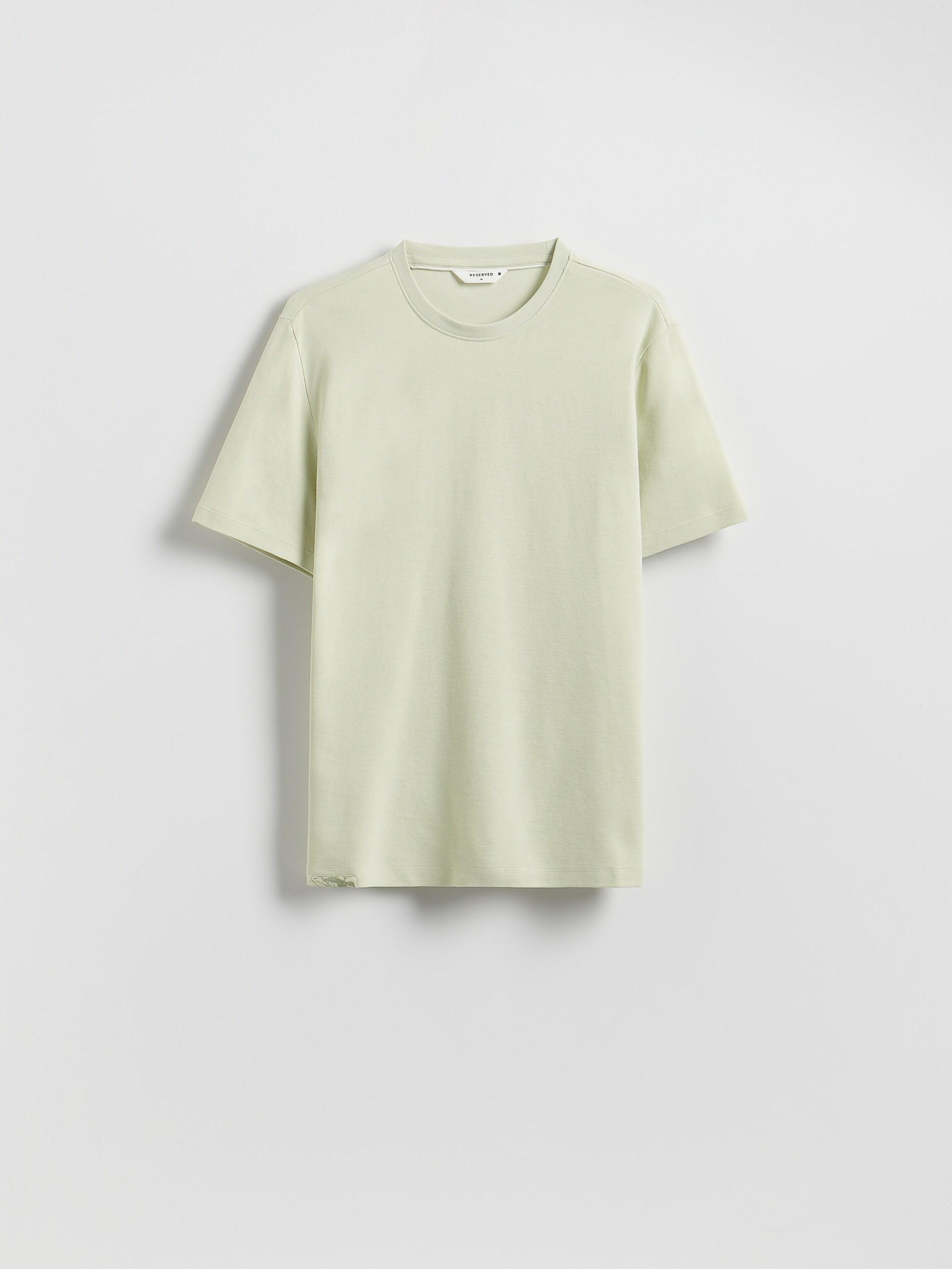 Green Regular Fit Structural Fabric T-Shirt, Green, large image number 4