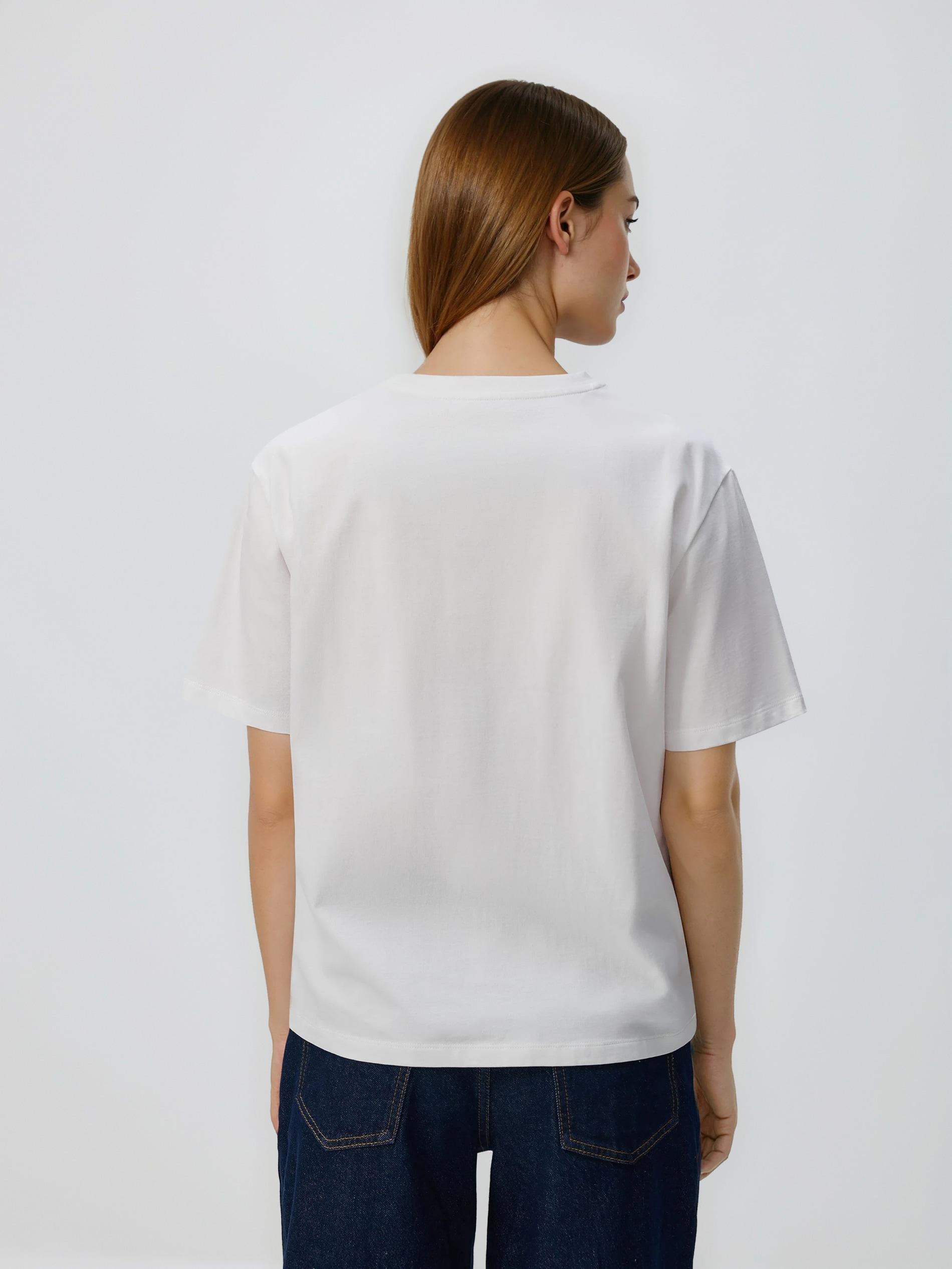 LADIES` T-SHIR T WHITE, White, large image number 2