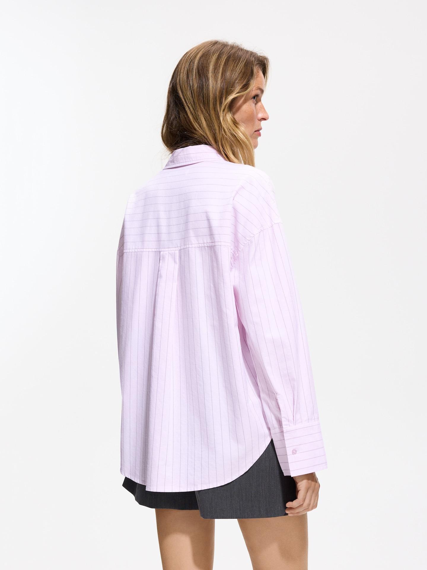Pink Oxford Shirt In Cotton, Pink, large image number 2