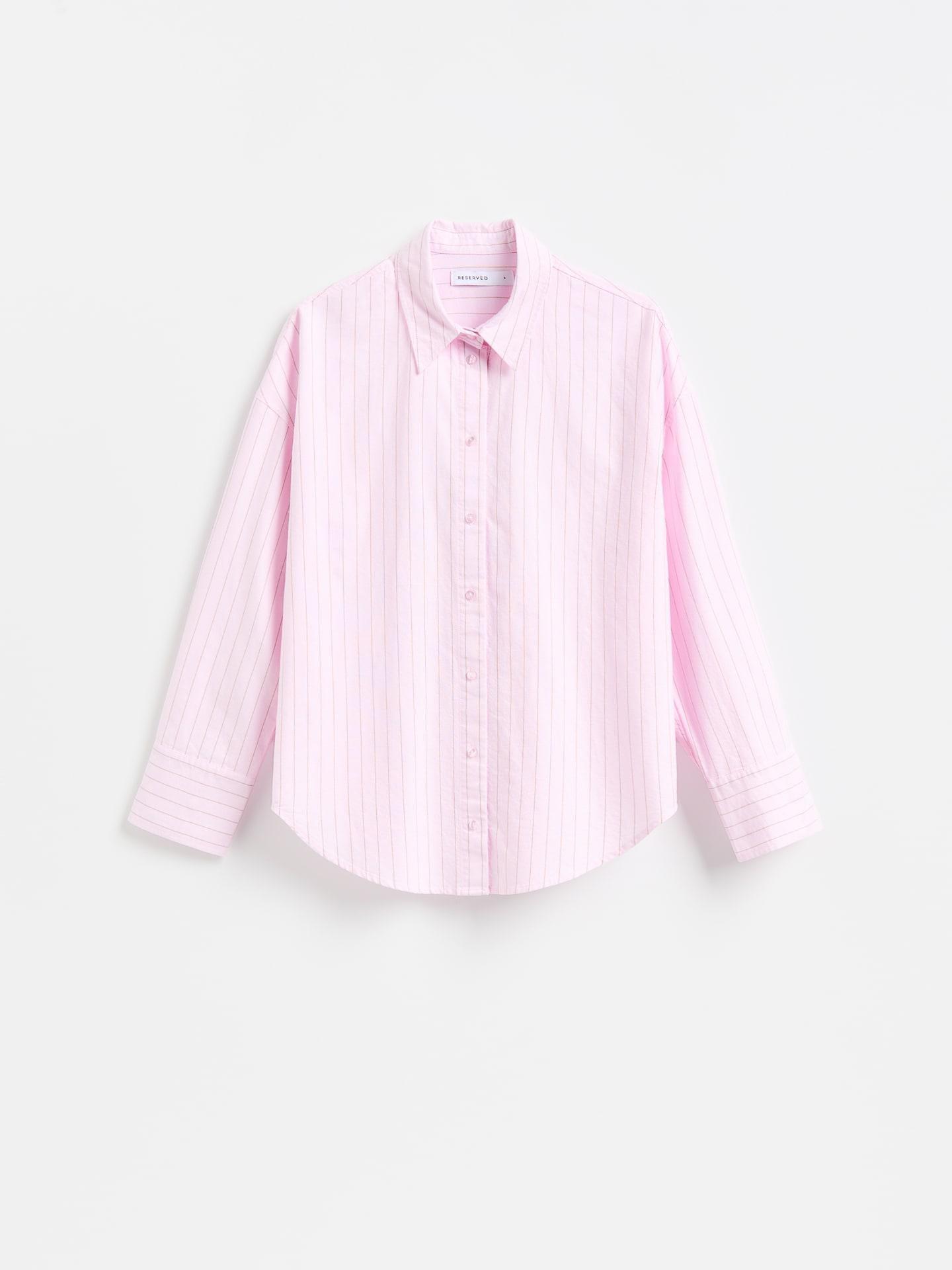 Pink Oxford Shirt In Cotton, Pink, large image number 4